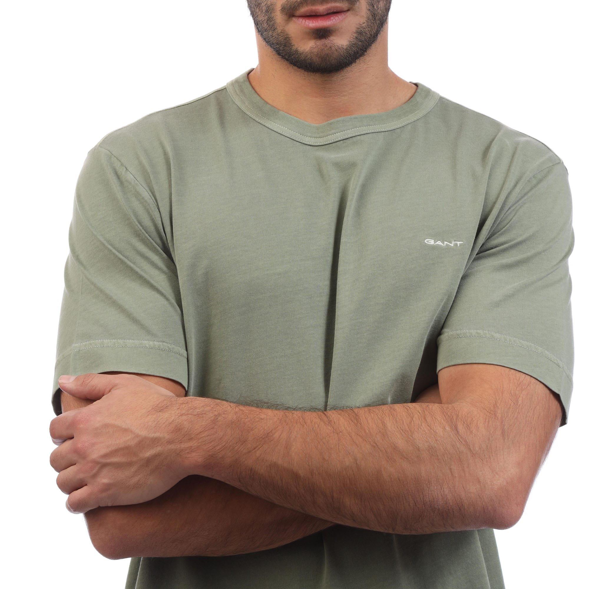 Green - Gant - Sunfaded T-Shirt - 3