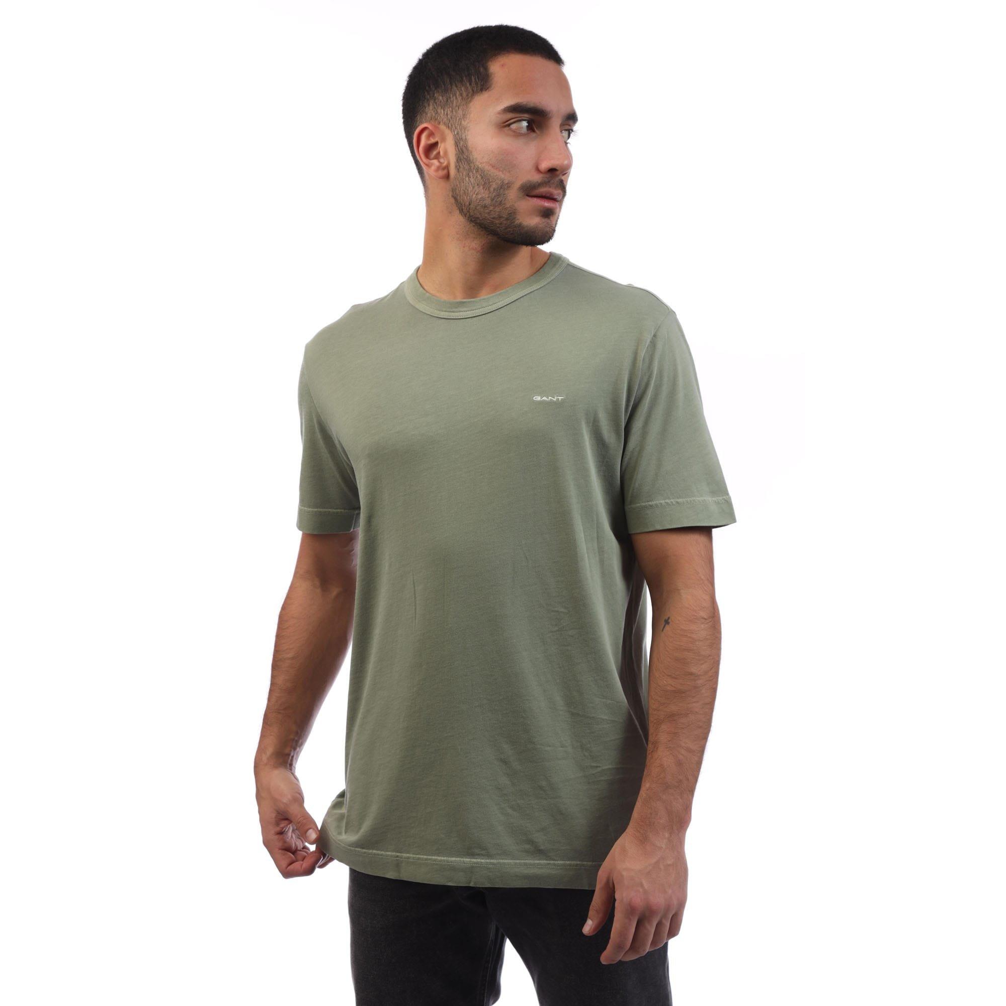 Green - Gant - Sunfaded T-Shirt - 4