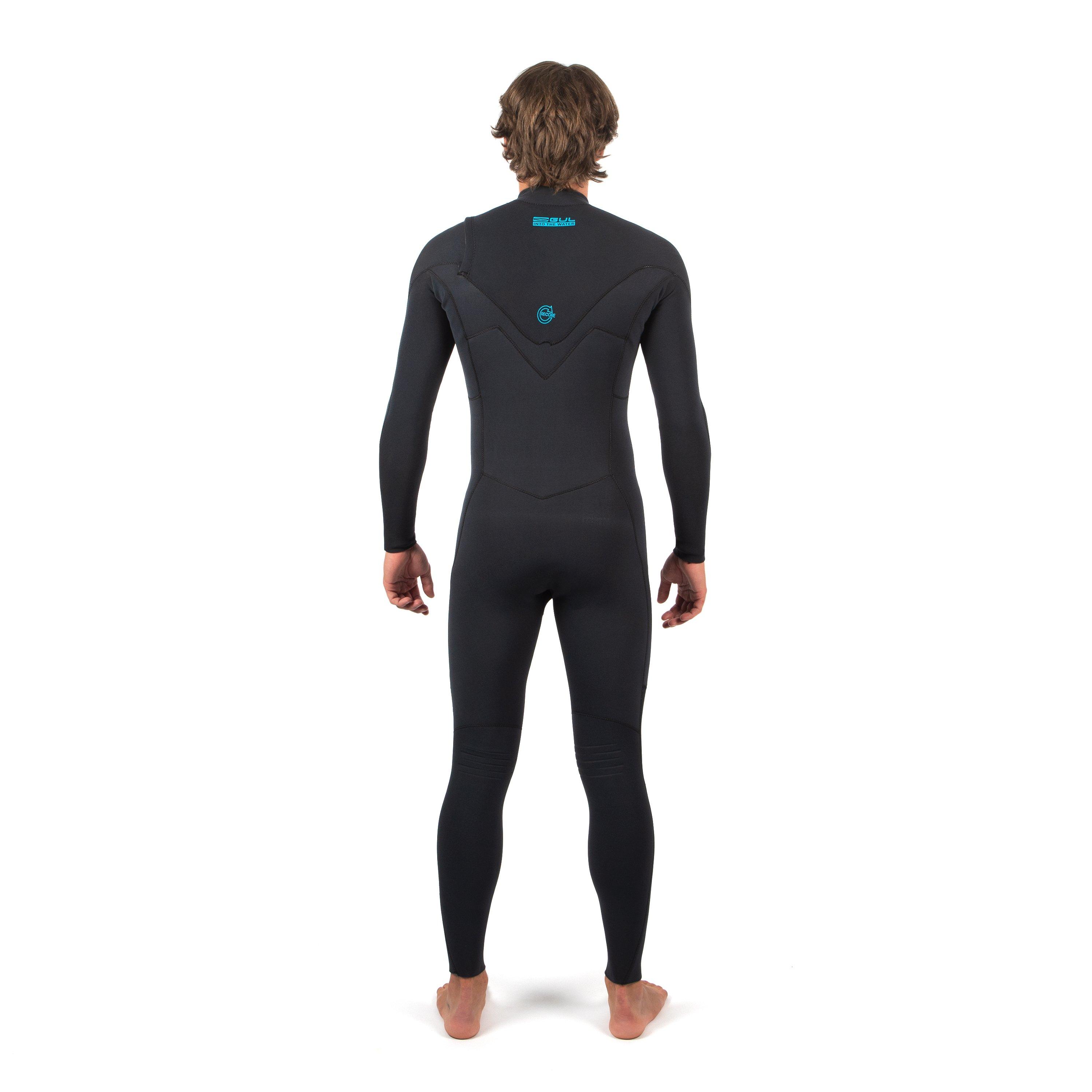 Recore/Black - Gul - FLEXOR RECORE CZ 32 BLINDSTITCHED FULL WETSUIT - 2