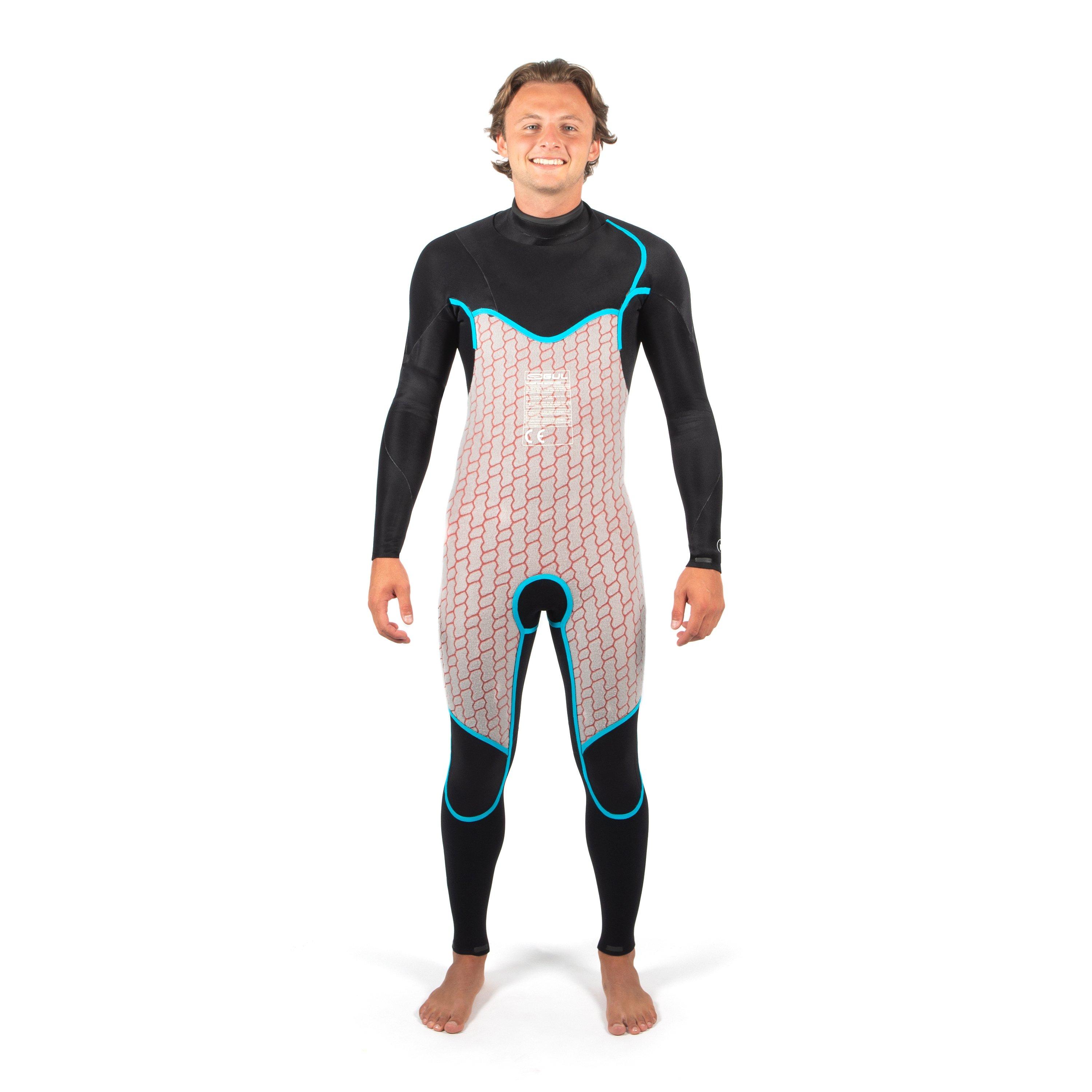 Recore/Black - Gul - FLEXOR RECORE CZ 32 BLINDSTITCHED FULL WETSUIT - 4