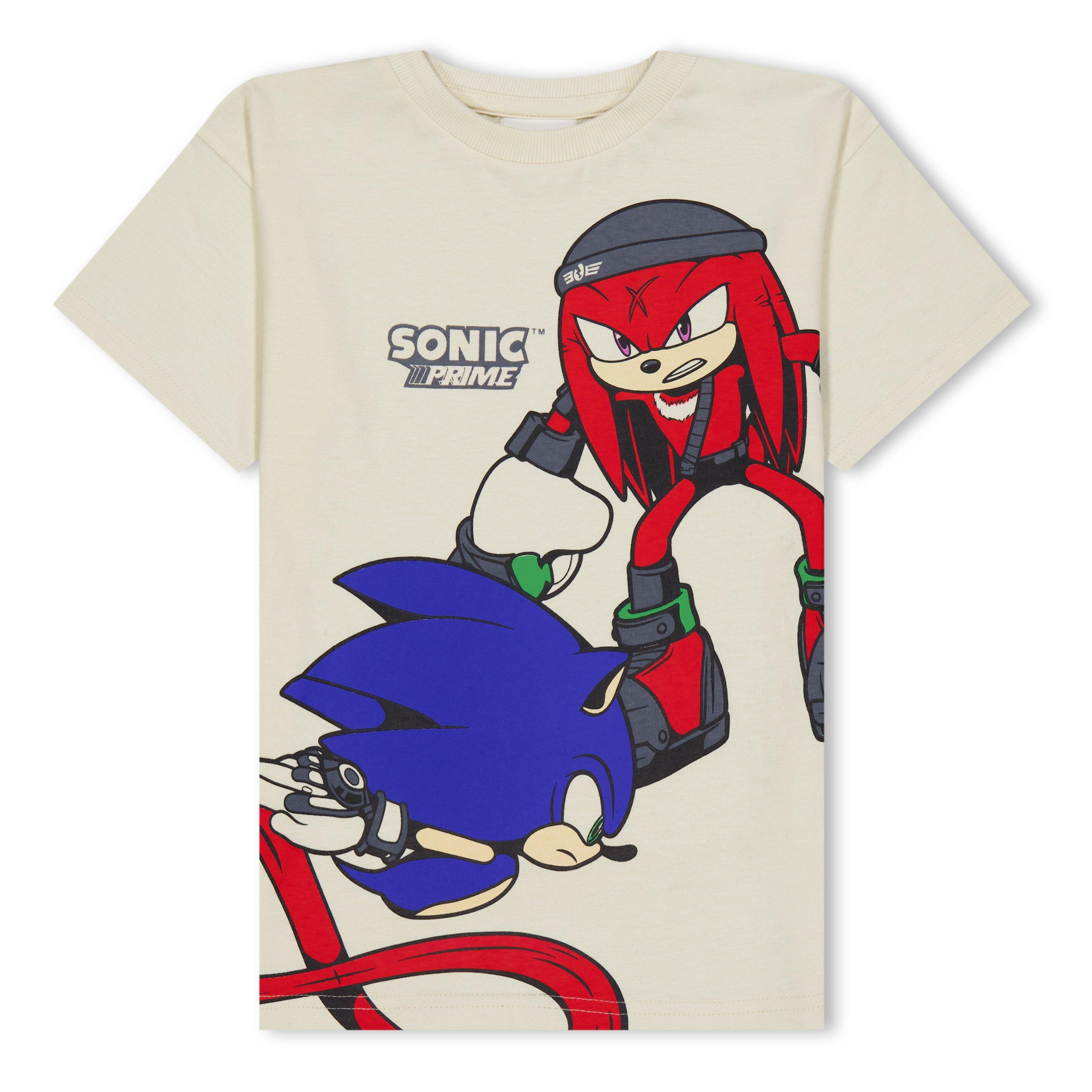 Sonic - Character - Sonic The Hedgehog Knuckles T-shirt and Short Set - 4