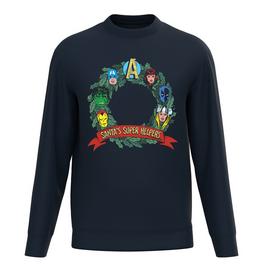Marvel Marvel Avengers Christmas Wreath Sweater