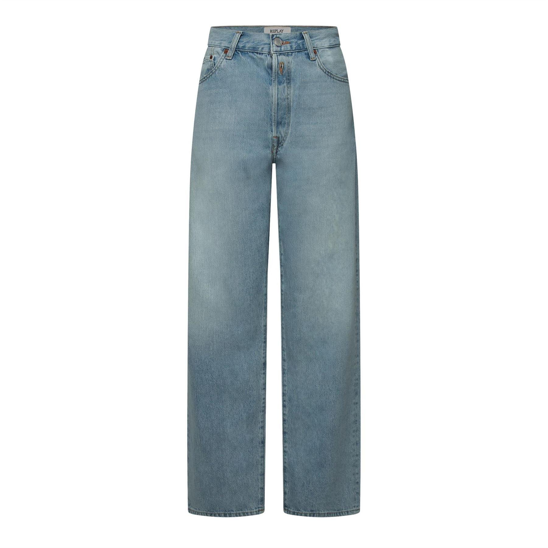 Replay 9zero1 Straight-Fit Jeans - Blue - Size 30S