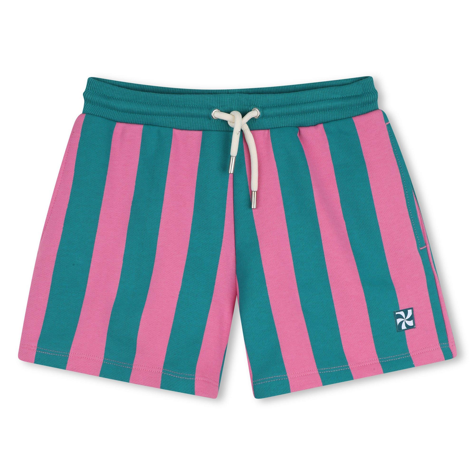 Pink/Green - Kids Around - Chino Shorts - 1