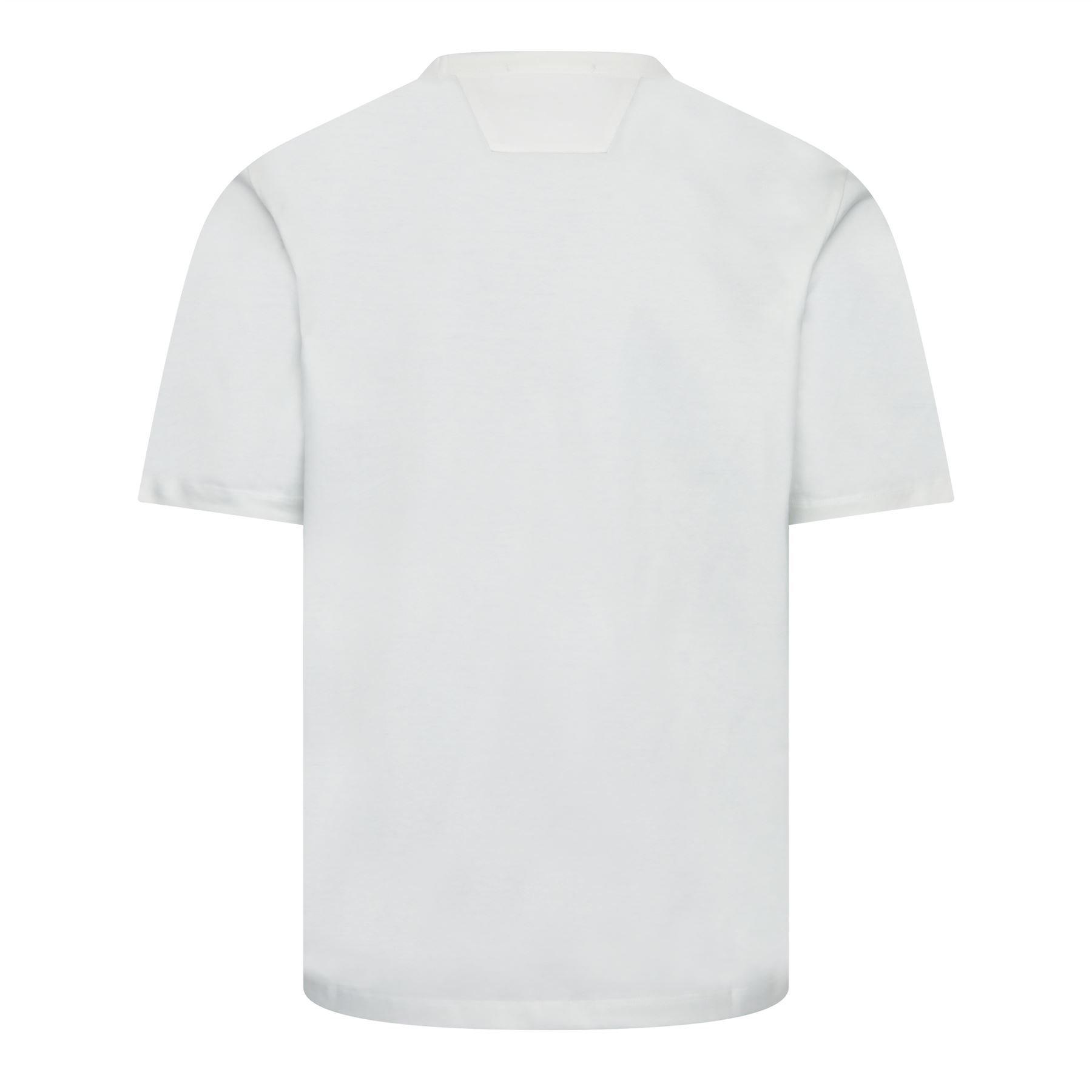 White - CP Company - Metropolis Series Chest Logo T-Shirt - 2