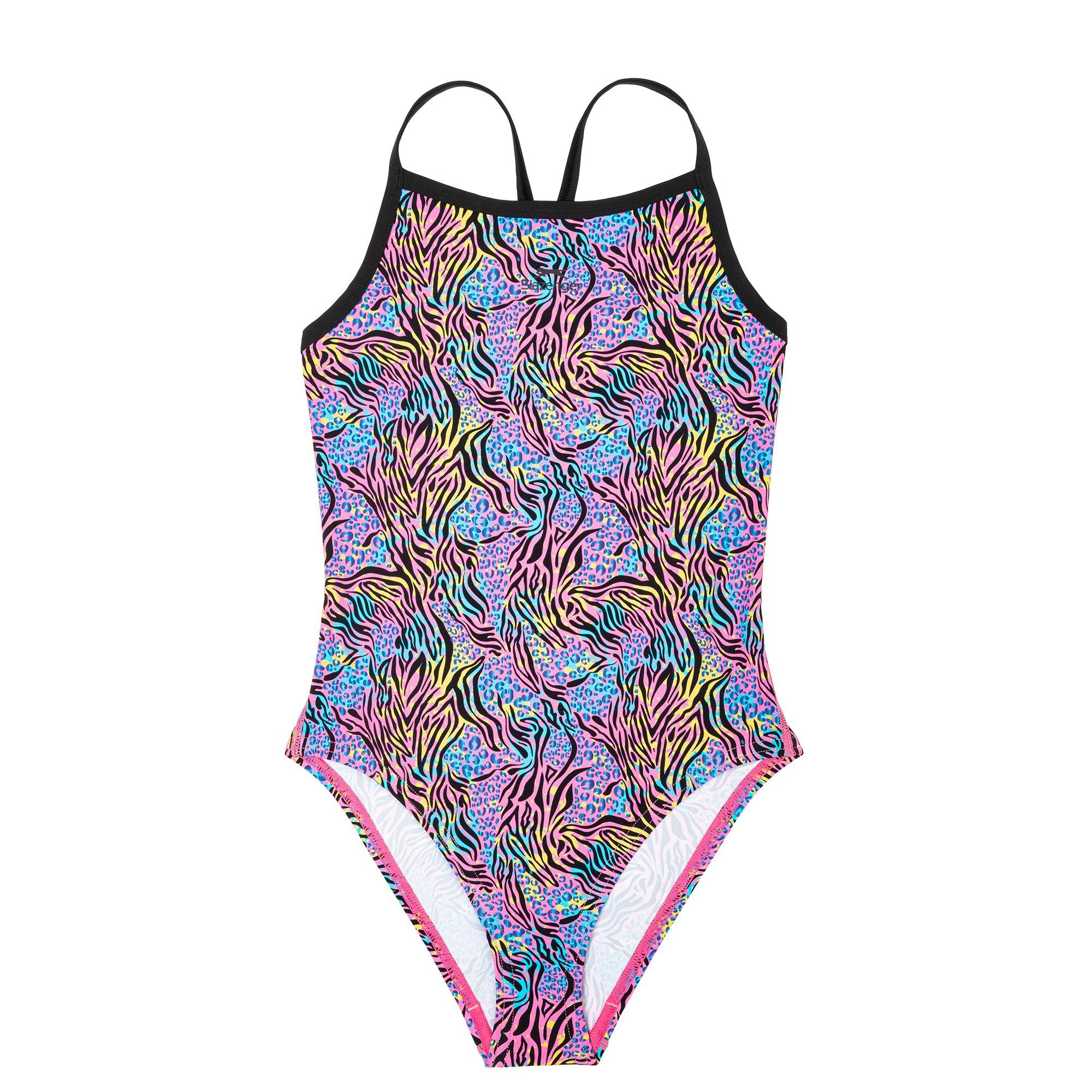 Multi - Slazenger - Thin Strap One Piece Swimsuit Juniors - 1