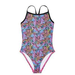 Slazenger Slaz Thin Strap One Piece Swimsuit Juniors