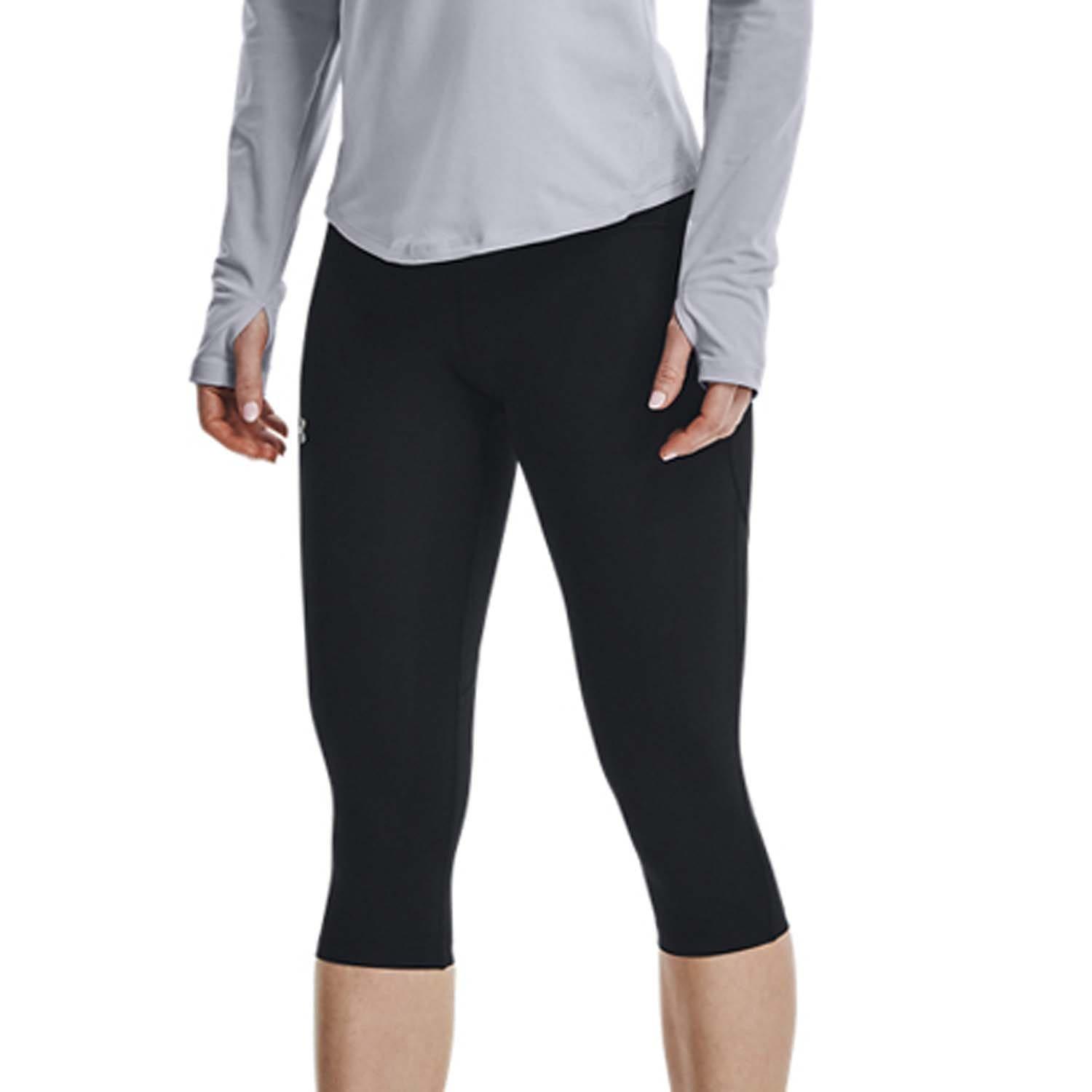 Black - Under Armour - UA Fly Fast Capri Leggings - 3
