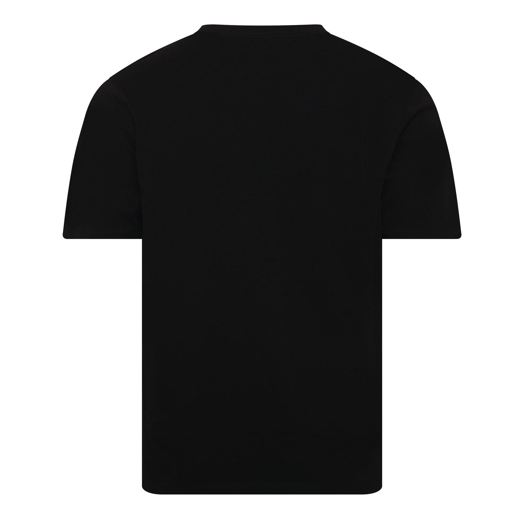 Black - CP Company - 30/1 Jersey Vertical Logo T-Shirt - 2