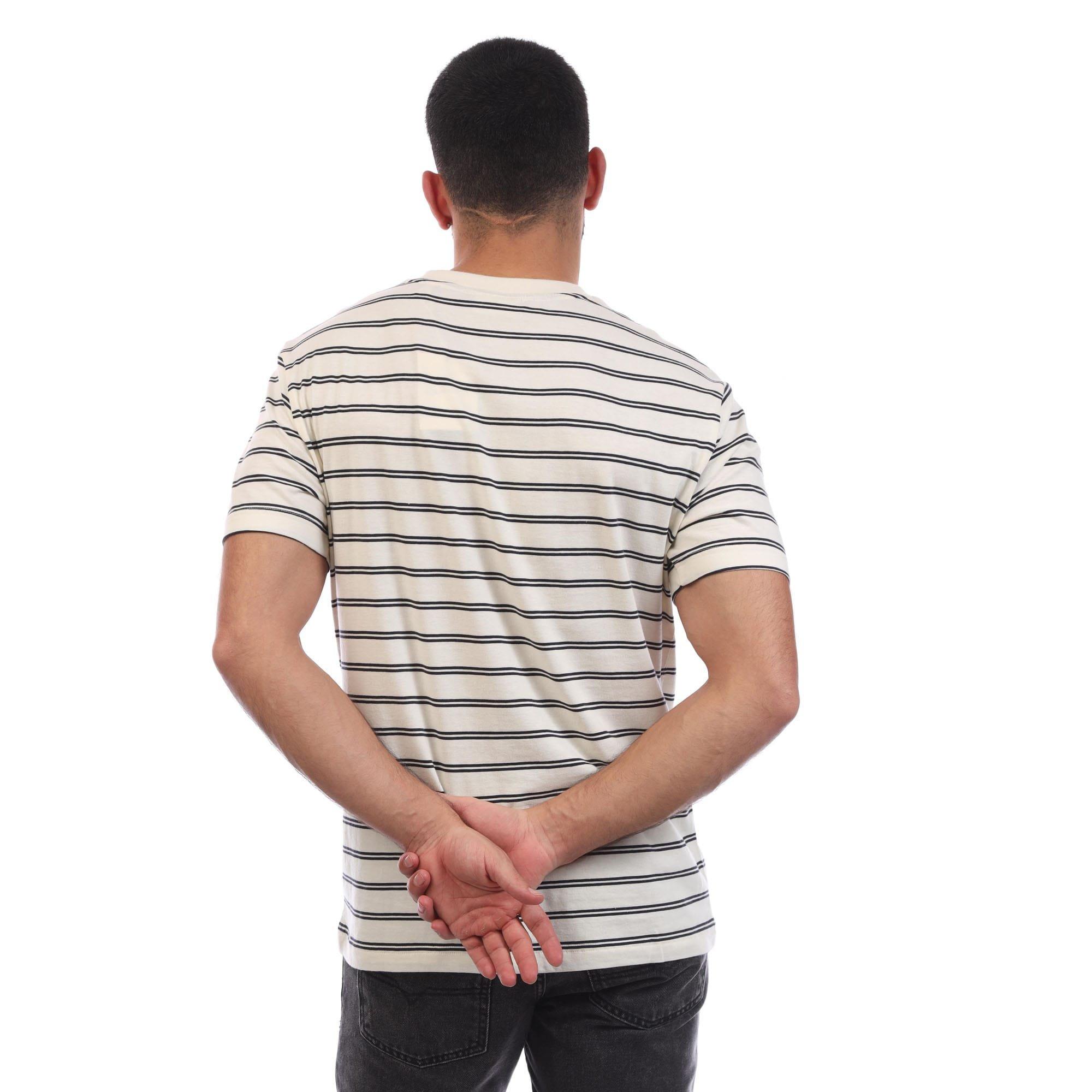 Cream - Gant - Striped T-Shirt - 2
