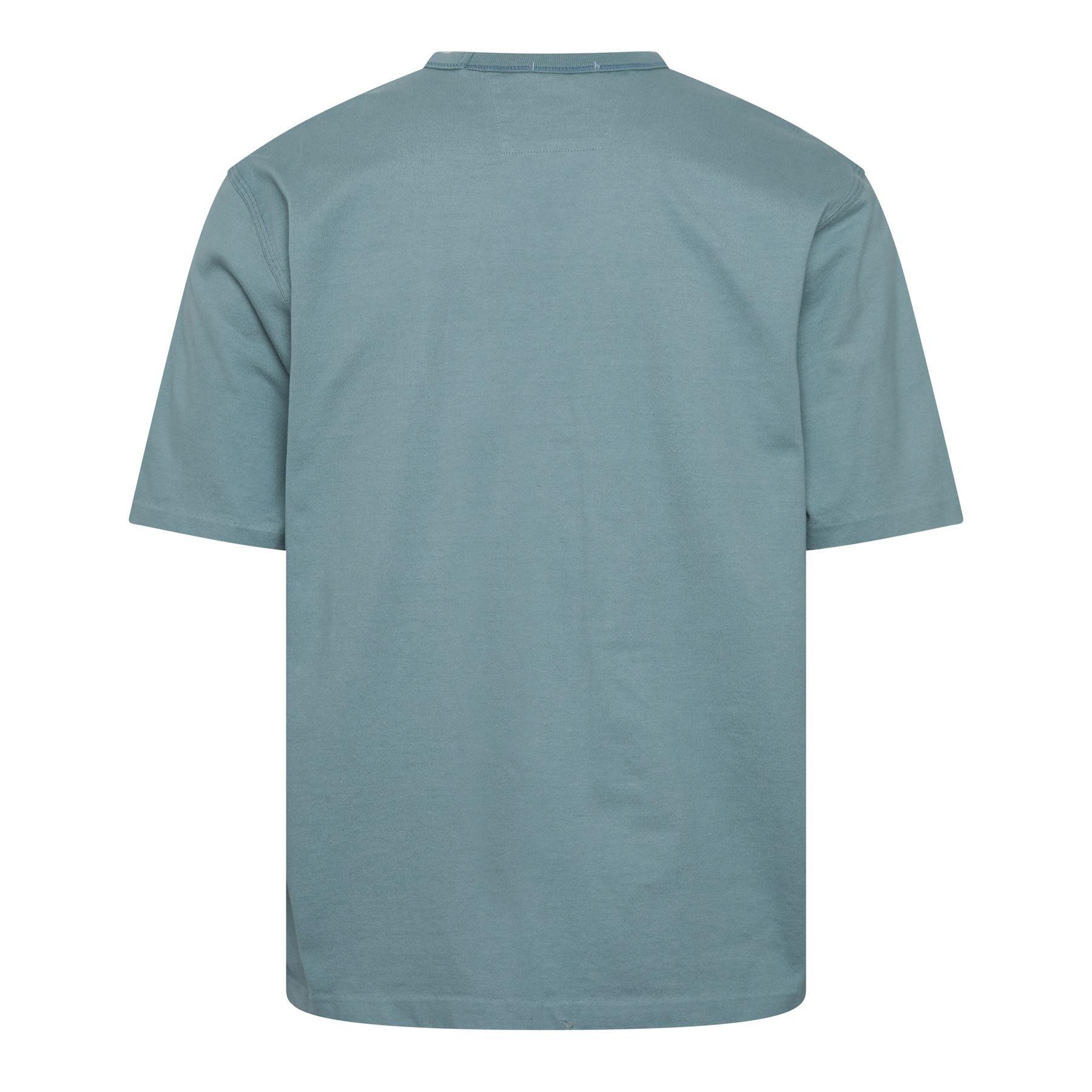 Blue - CP Company - 30/2 Jersey Twisted Logo T-Shirt - 2