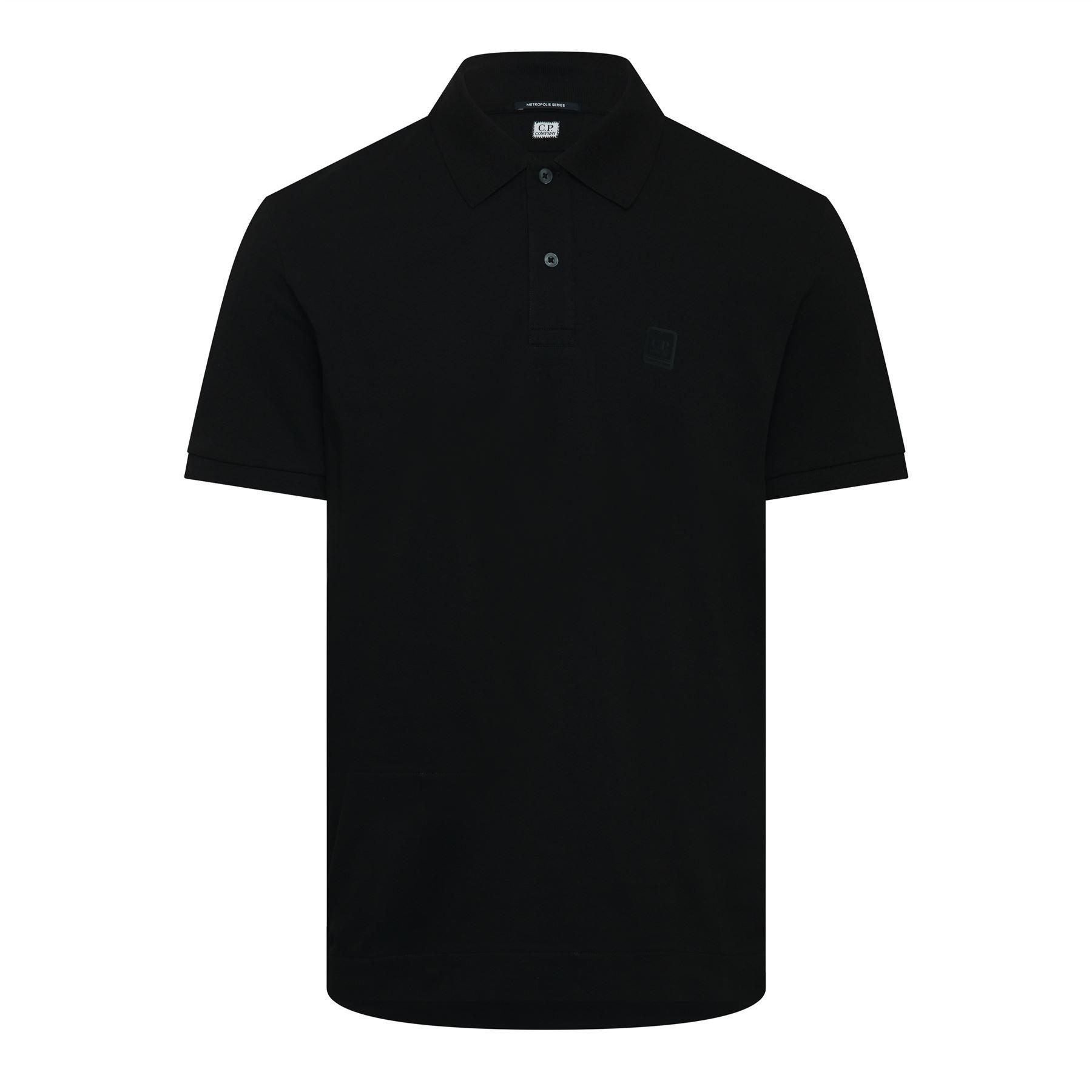 Black - CP Company - Metropolis Series Polo Shirt - 1