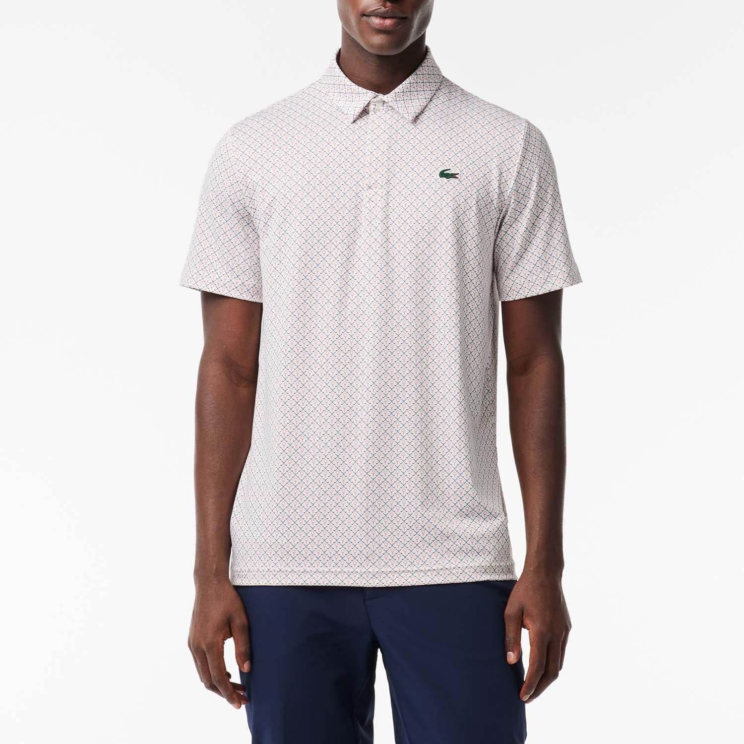 Cream - Lacoste - Regular Fit UV Protect Golf Polo Shirt - 1