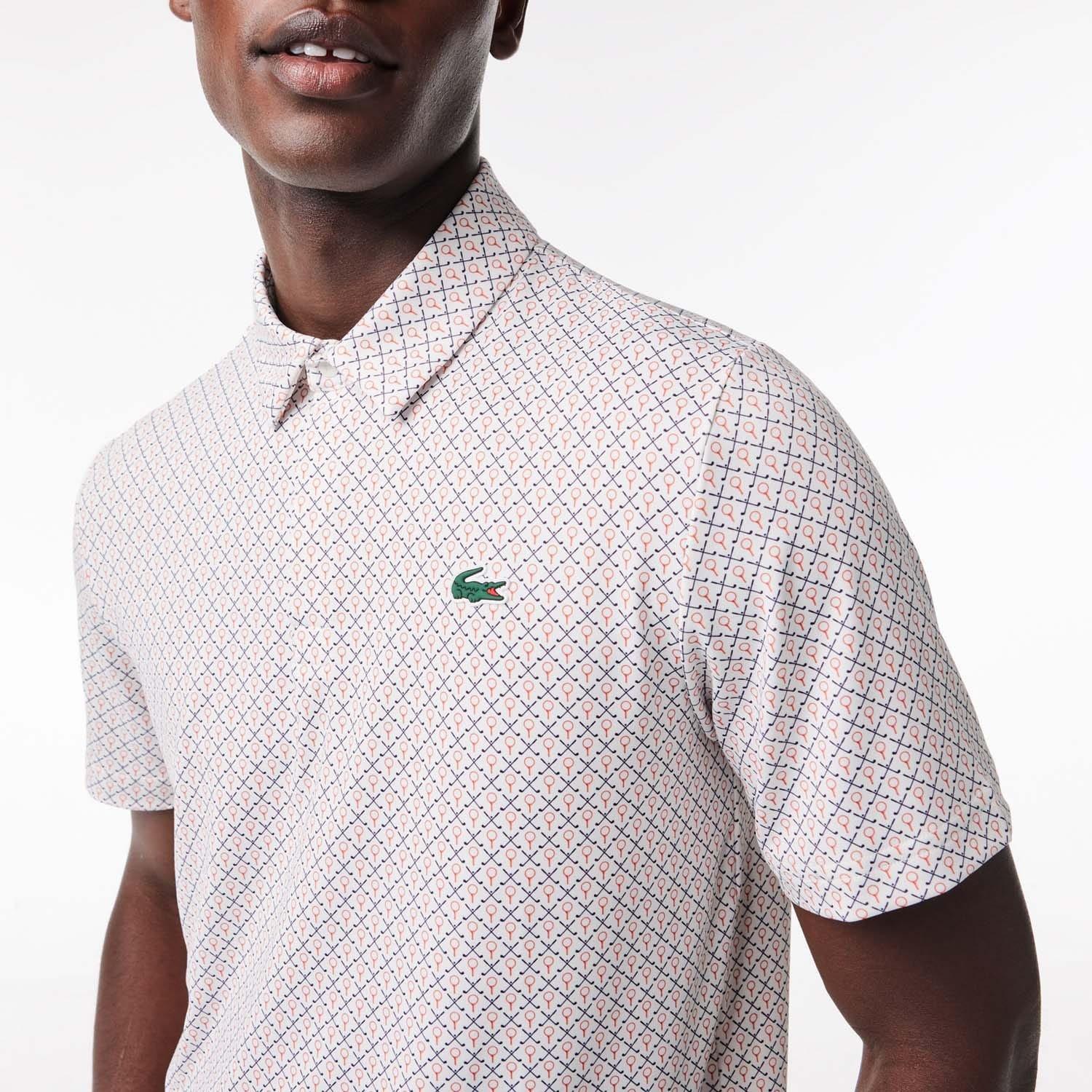 Cream - Lacoste - Regular Fit UV Protect Golf Polo Shirt - 5