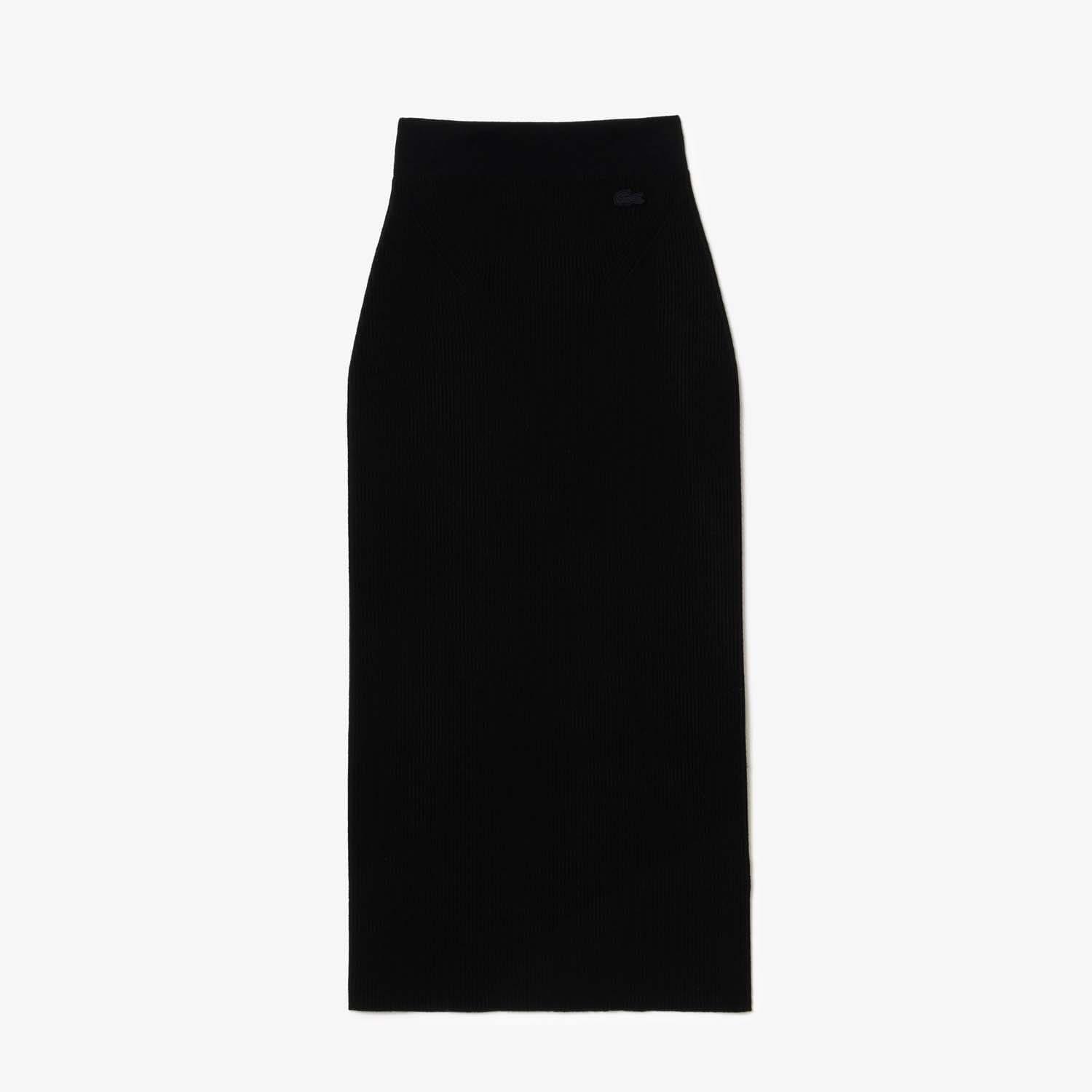 Black - Lacoste - Seamless Knit Penicl Skirt - 3