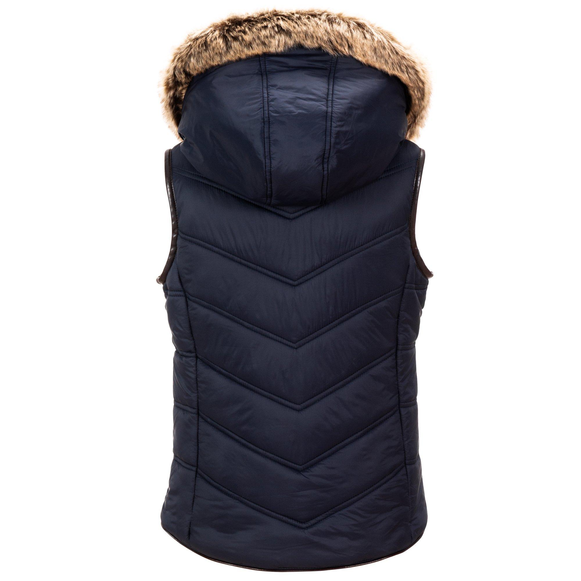 Lyle Q Zip Pulover Sn99 - Firetrap - Kids' Faux Fur Sleeveless Short Puffer Jacket - 3