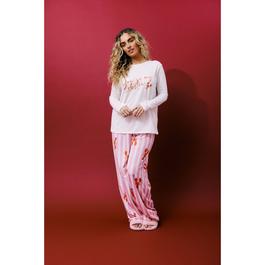 In The Style White Long Sleeve Lobster Graphic Pyjama Set