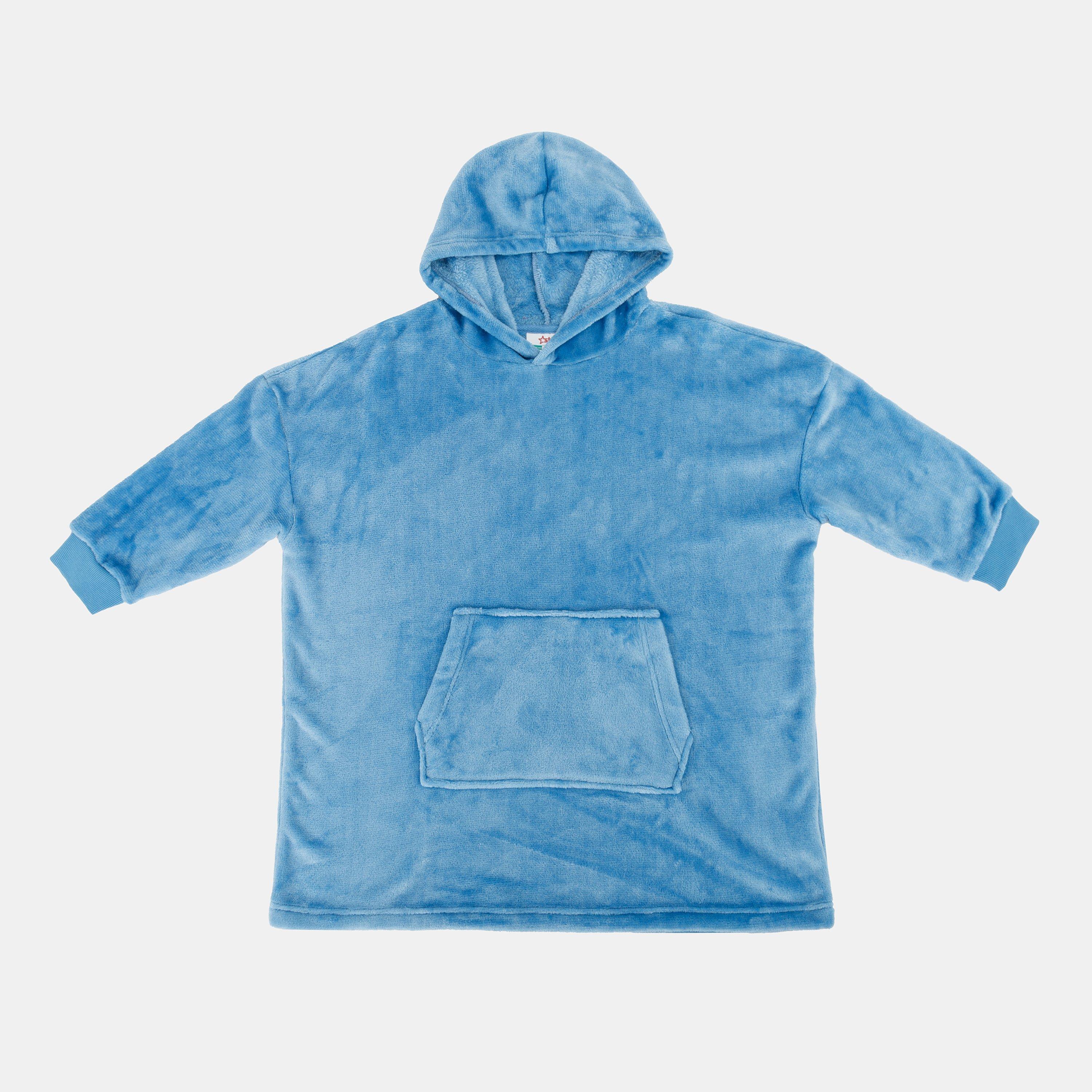 Blue - Star - Oversized Snuggle Hoodie Junior Boys - 1