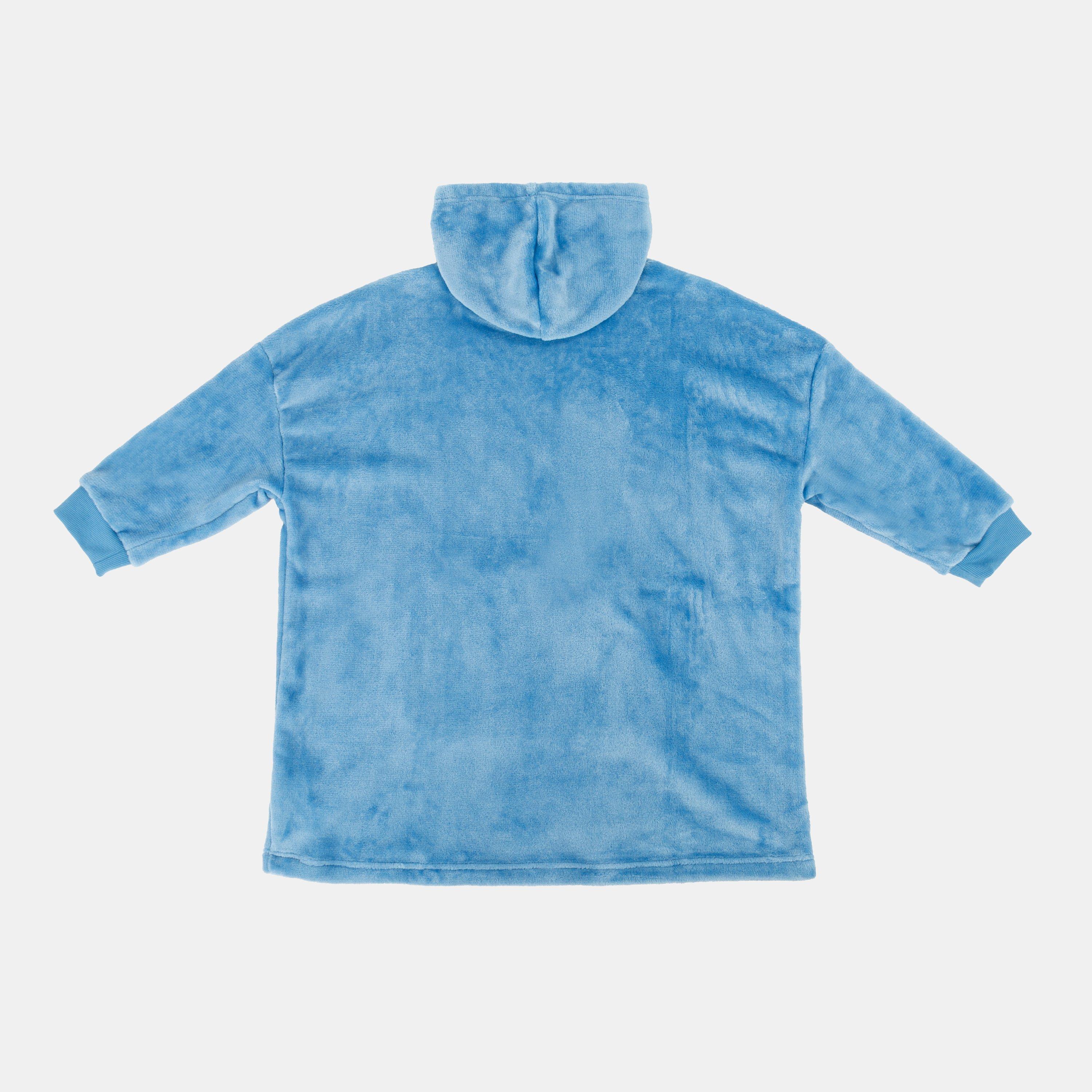 Blue - Star - Oversized Snuggle Hoodie Junior Boys - 2