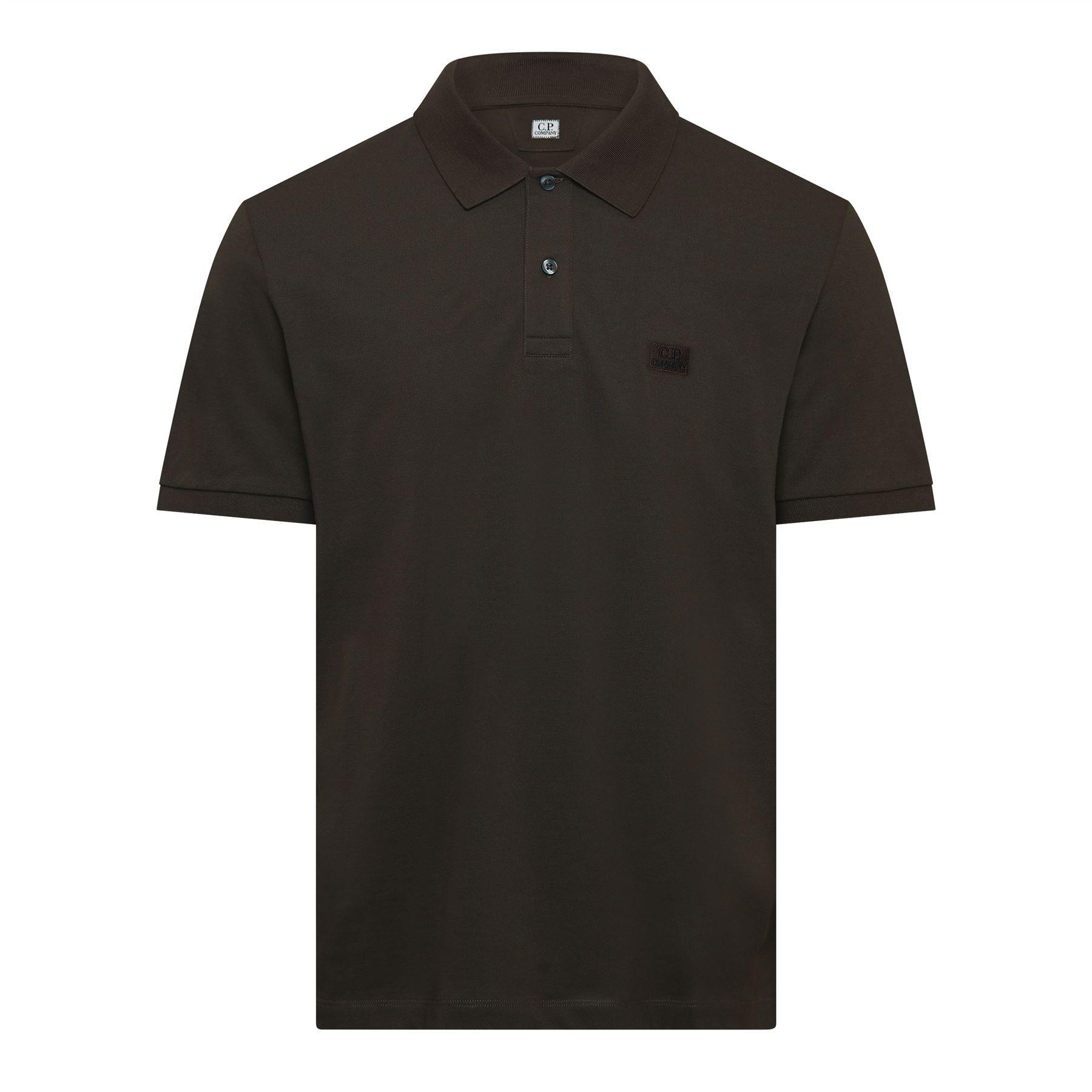 Cp Company Men's Stretch Piquet Polo Shirt - Green - XL