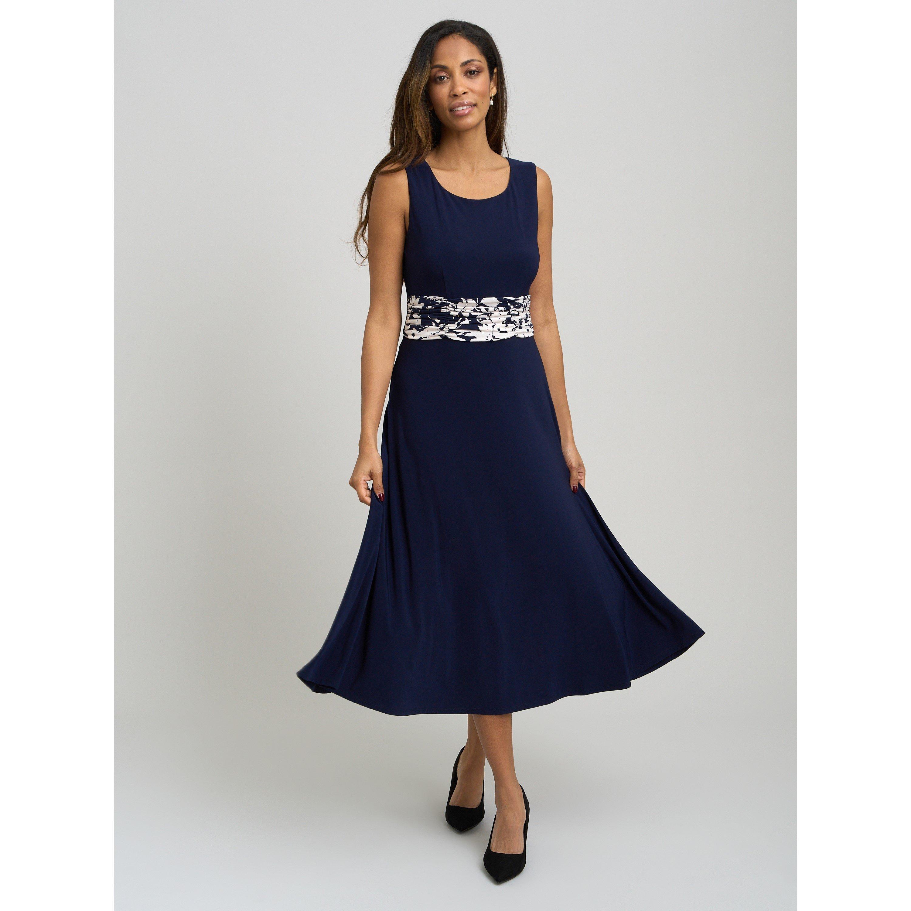 Navy - Gina Bacconi - Nell Stretch Jersey Dress & Jacket - 6