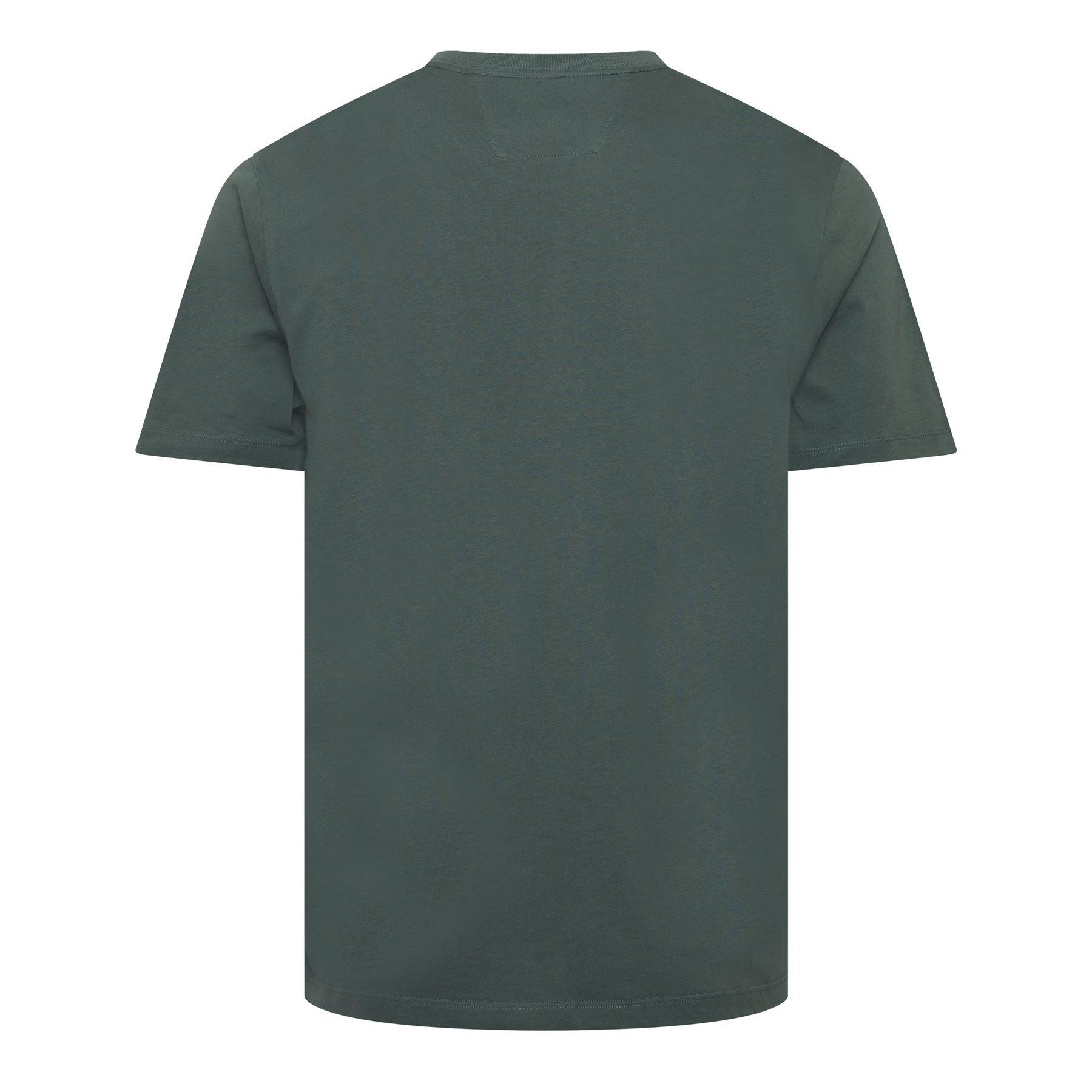 Green - CP Company - 30/1 Jersey Vertical Logo T-Shirt - 2