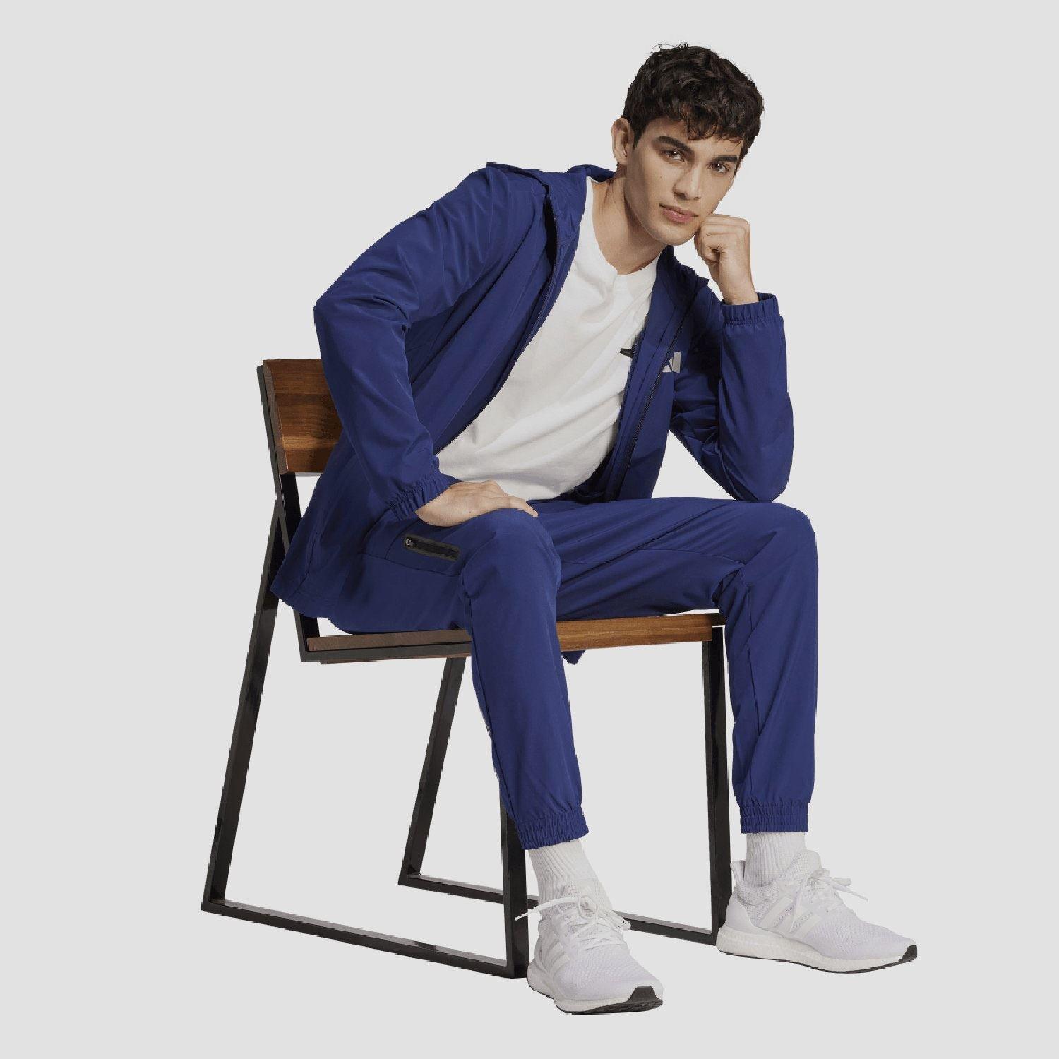 Blue - adidas - Track Jacket - 4