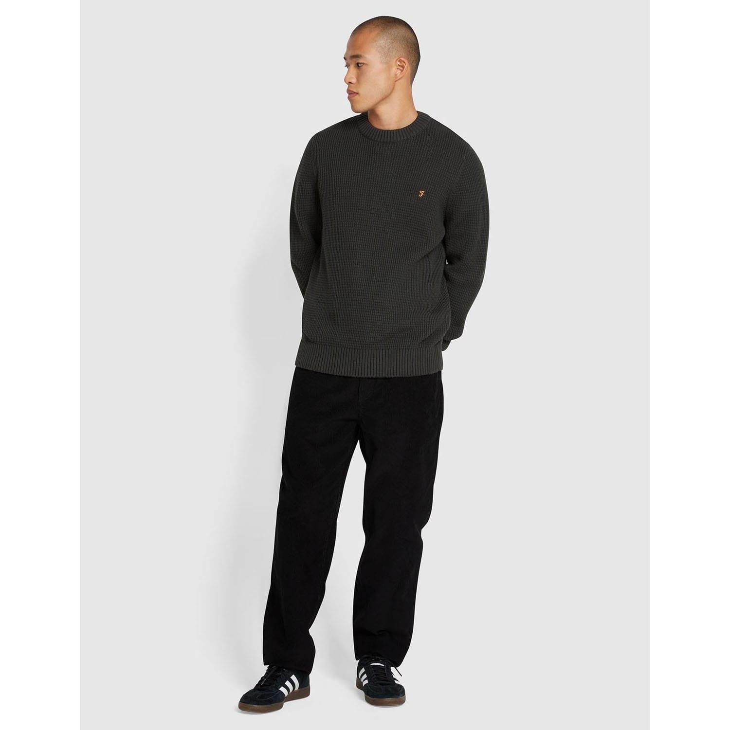 Black - Farah - Foraker Crewneck Sweater - 3