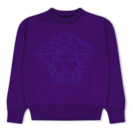 Versace Medusa Knit Jumper Girls