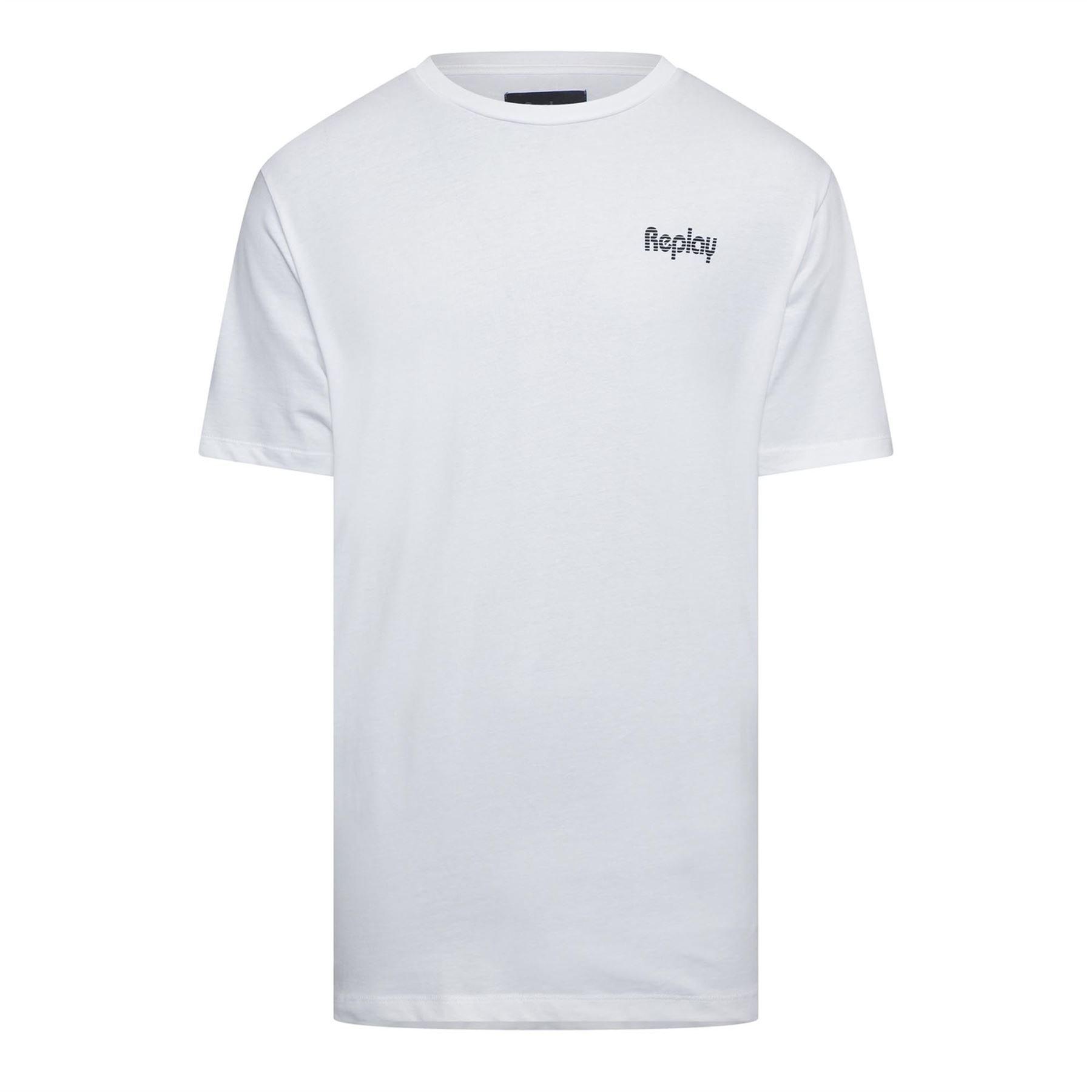 White - Replay - Short Sleeve T-Shirt - 1