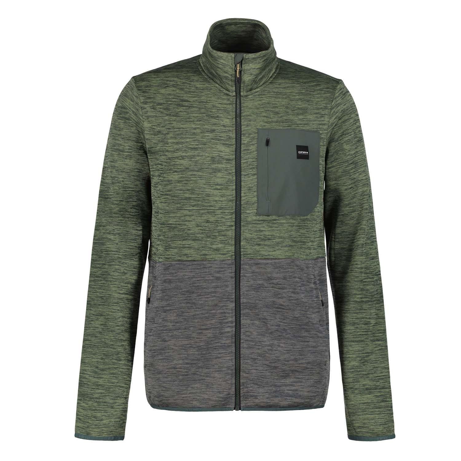 Green - Icepeak - Magness Full-Zip Fleece Mens - 1