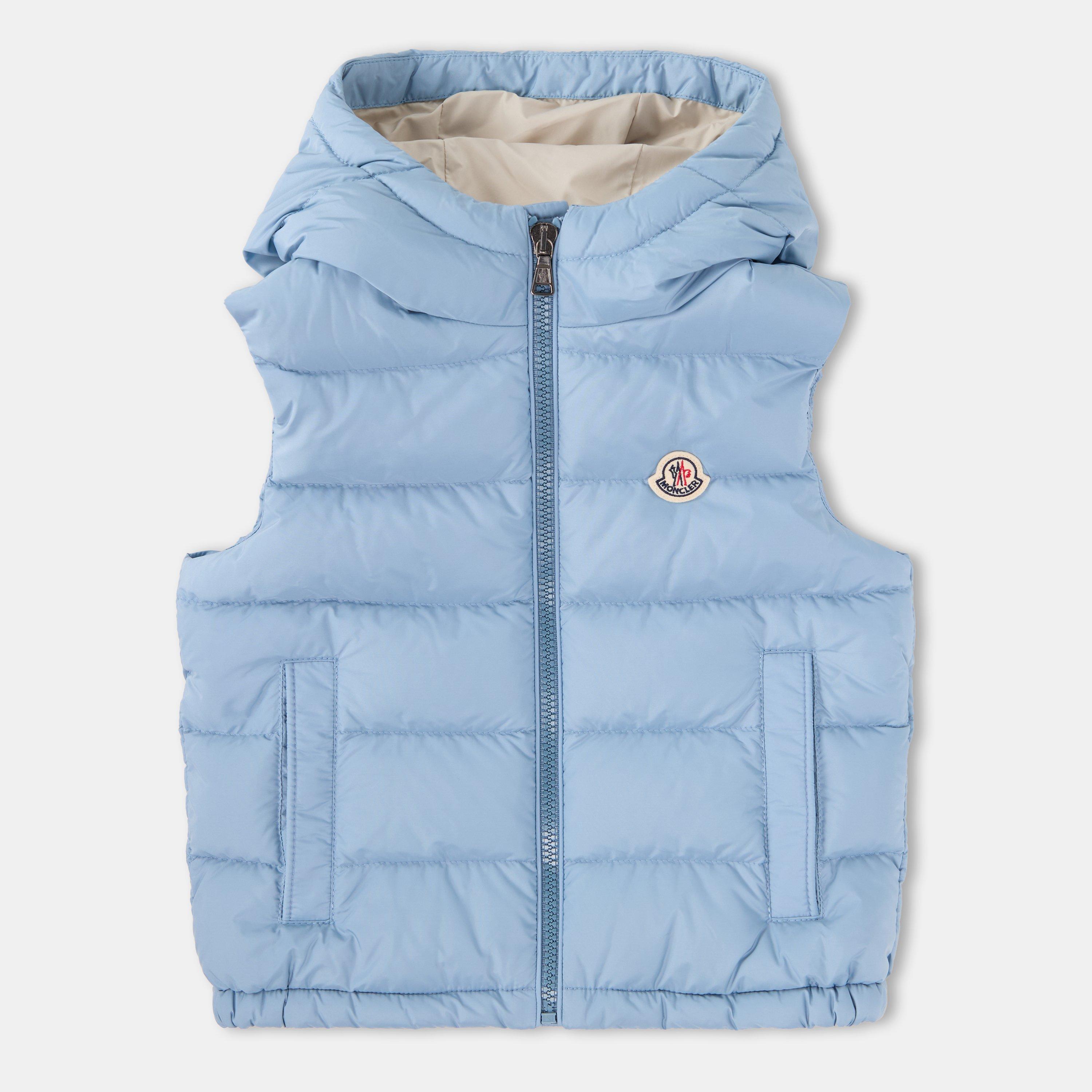 Moncler Kids' Insulated Sleeveless Gilet - Light Blue 715 - Size 6Y