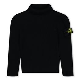 Stone Island Badge Knit Jumper Junior