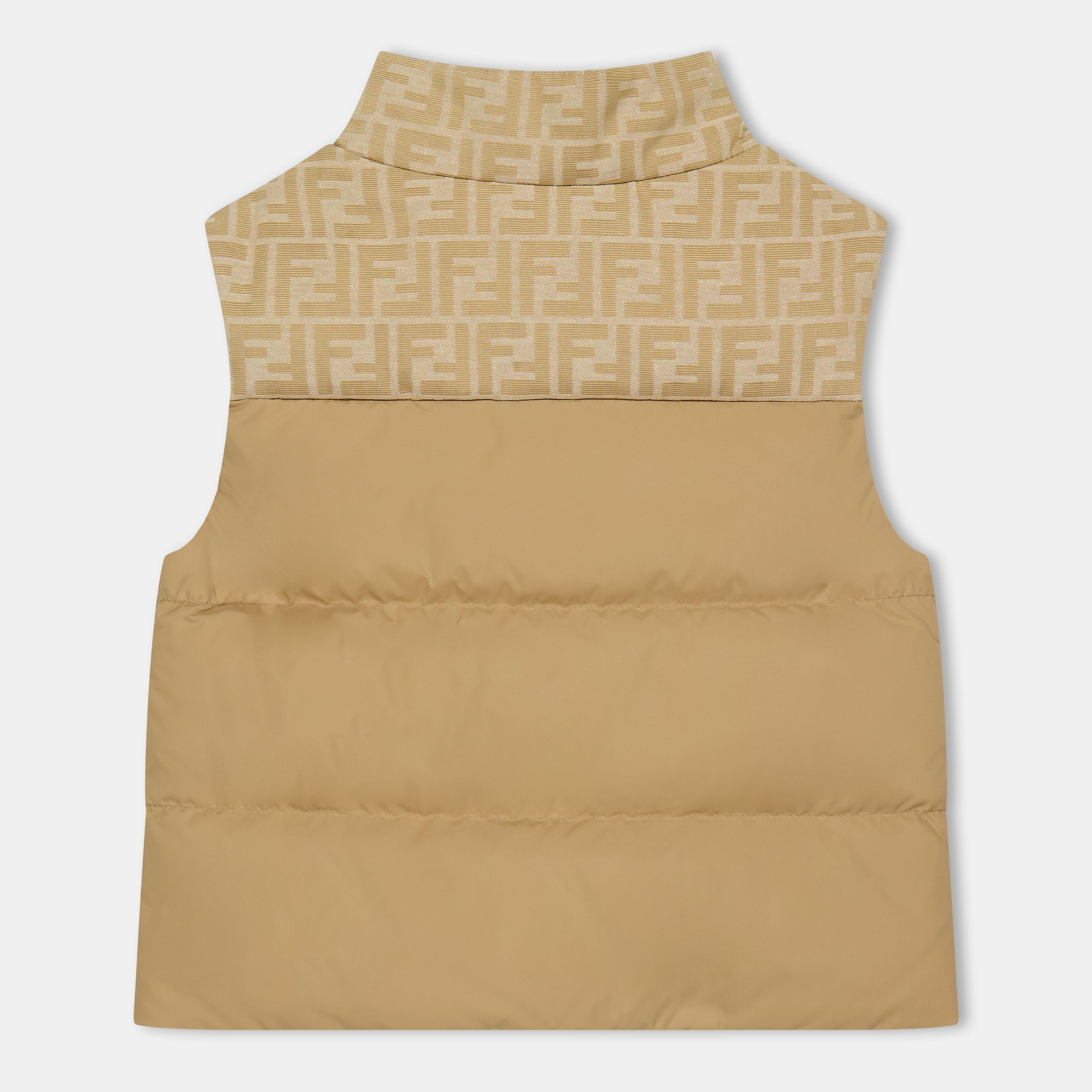 Beige F192N - Fendi - Kids' FF Gilet - 2