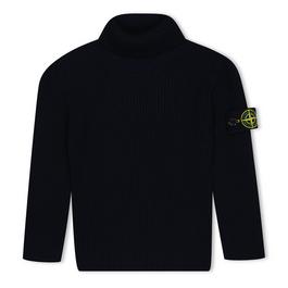 Stone Island Badge Knit Jumper Junior