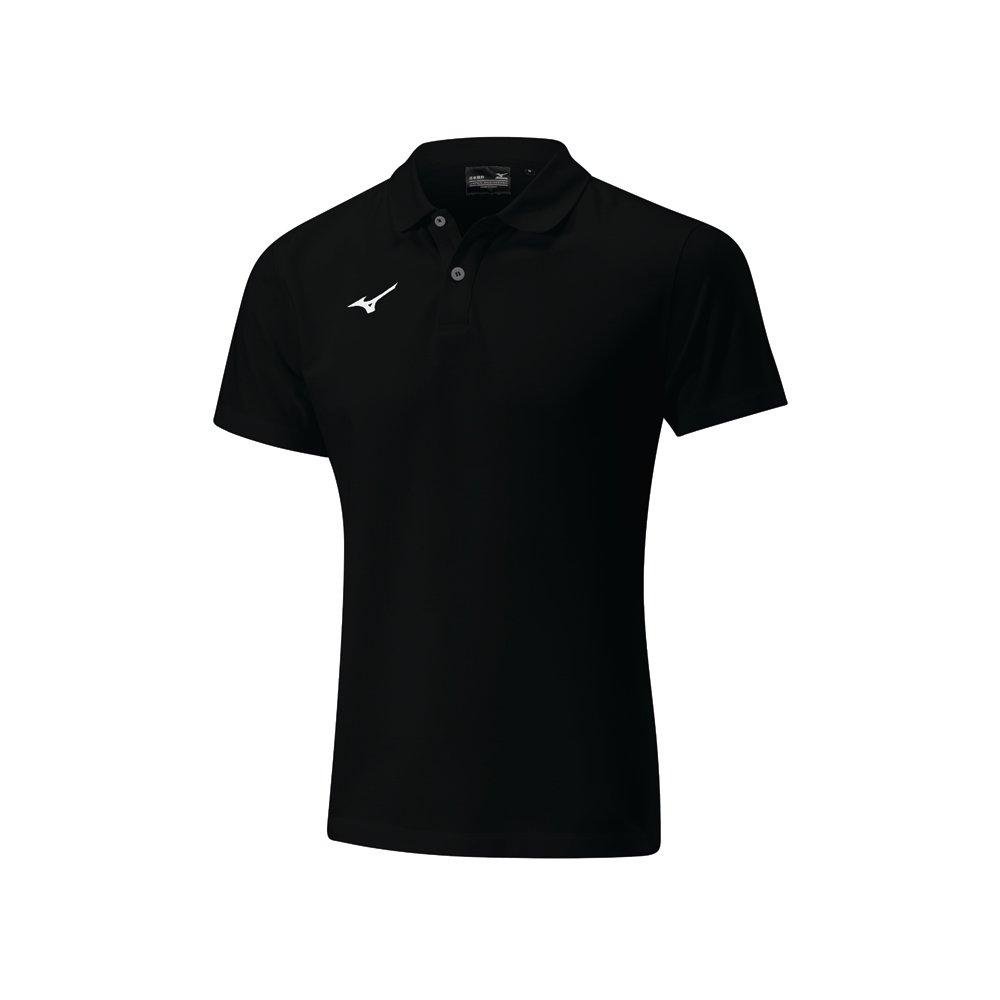 Mizuno  Kids ' Short-Sleeve Performance Polo Shirt - Black - 5-6 (XS)