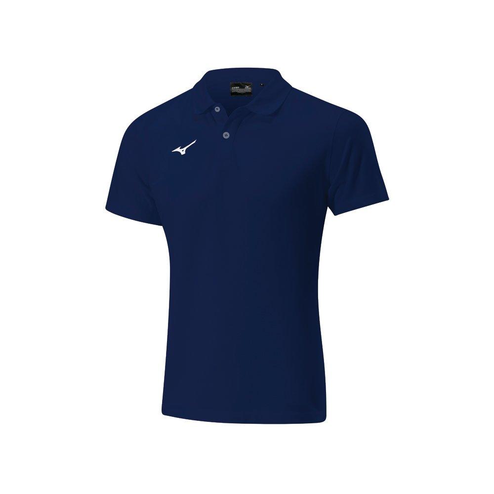 Navy - Mizuno - Unisex Kids' Short-Sleeve Performance Polo Shirt