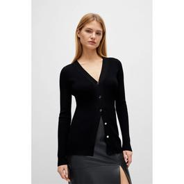 Boss Farinda Ribbed Cardigan