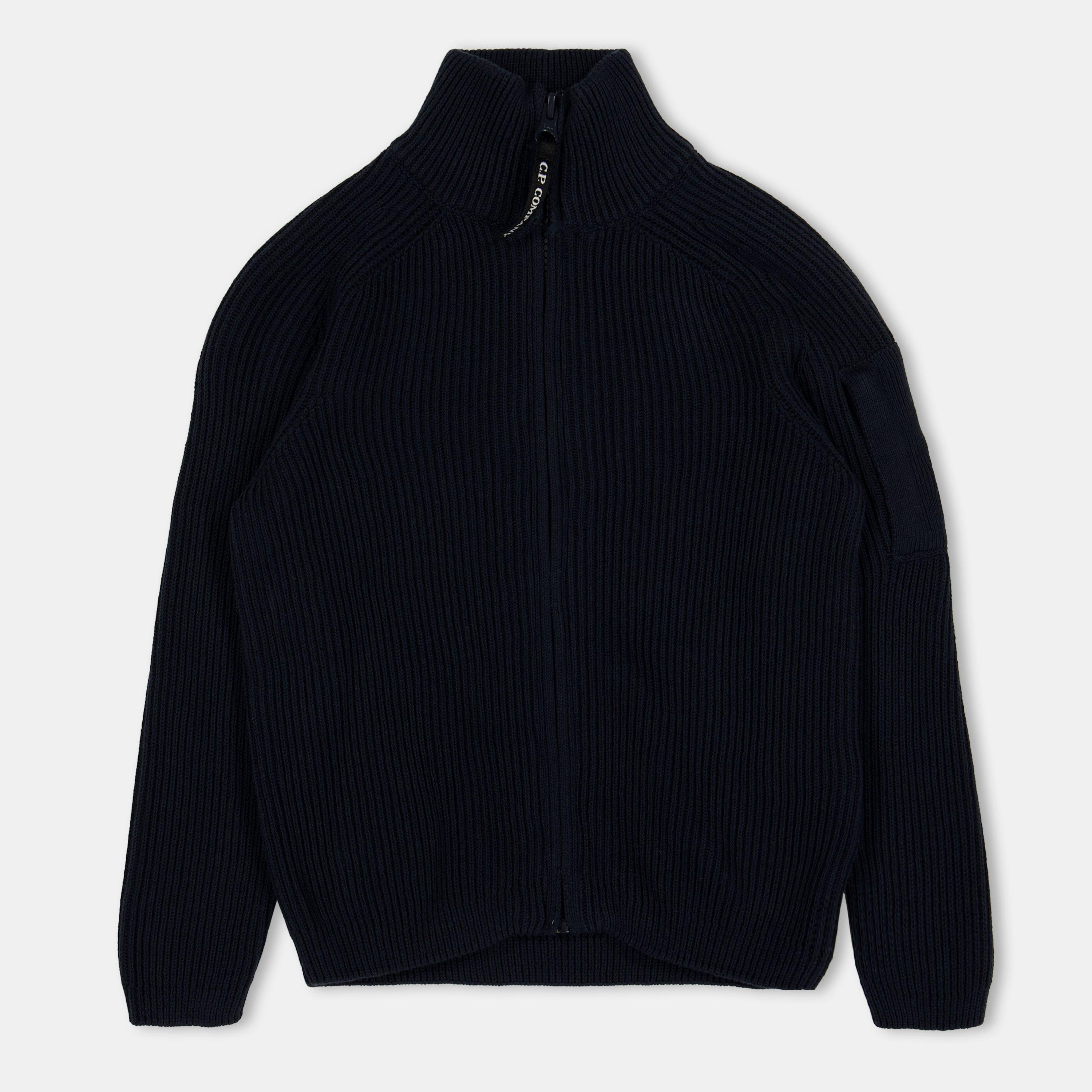 CP Company | Kids' quarter Zip Knitted Top | 1/4 Zip Knitted Tops