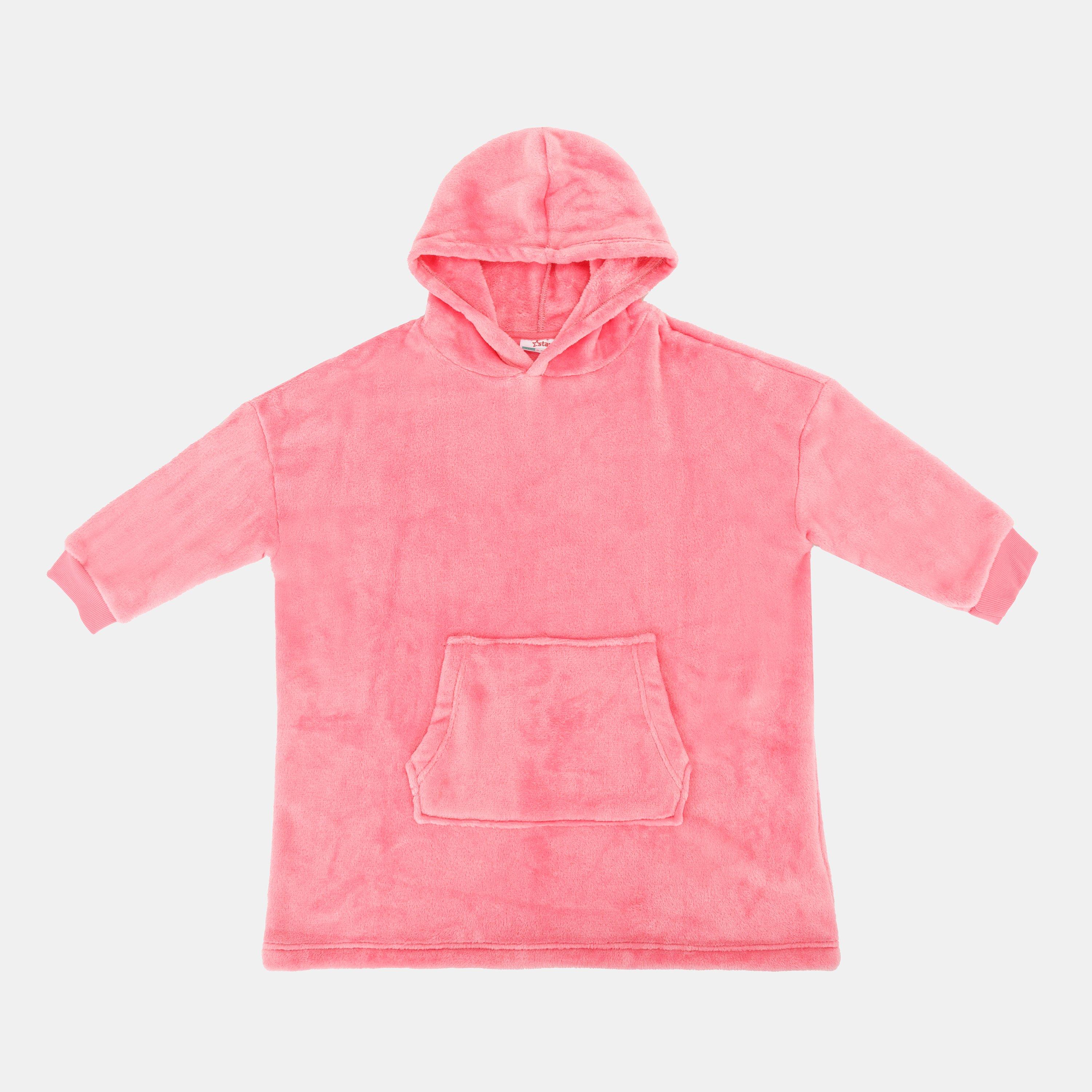 Star Girls Snuggle Hoodie - Pink - 13 (XL)