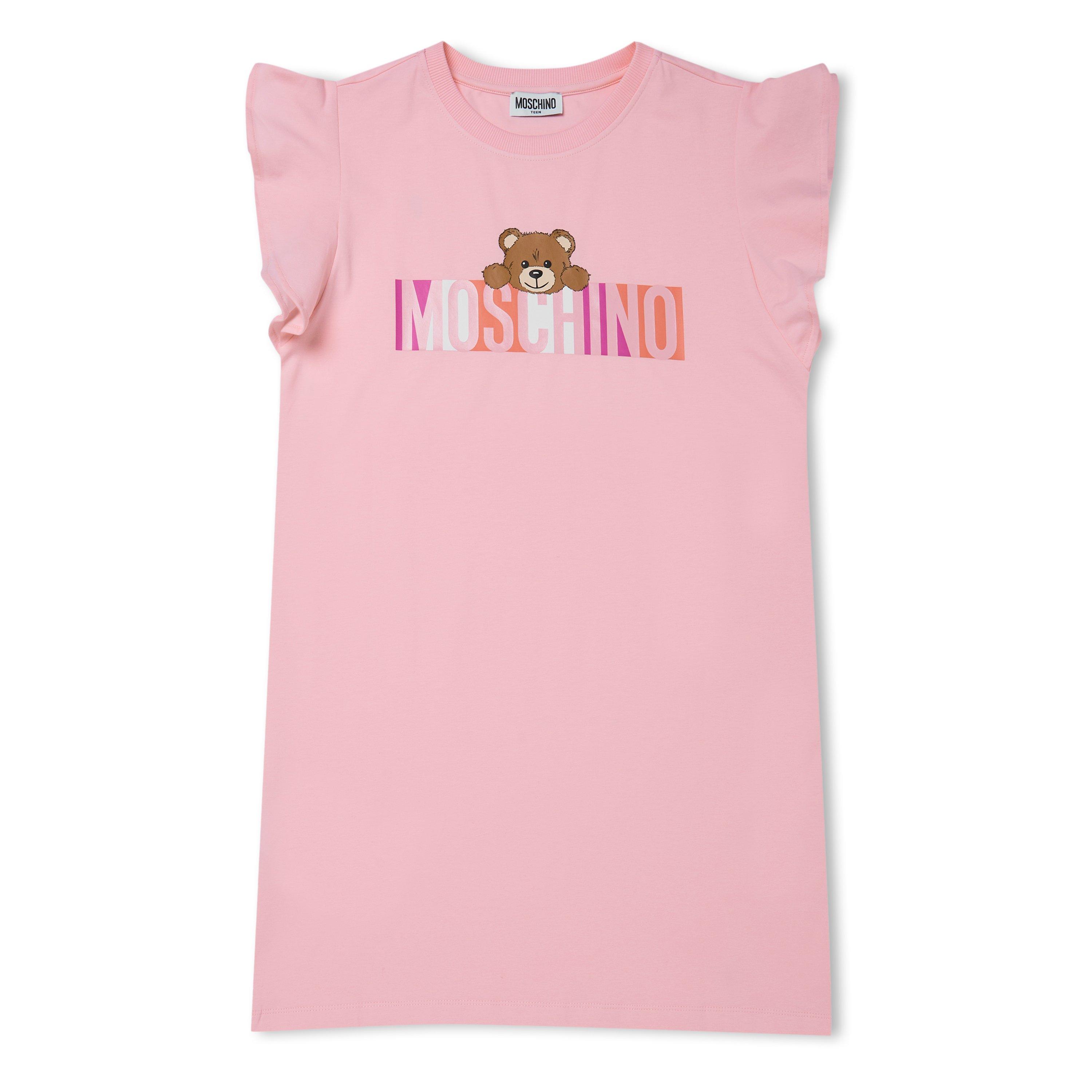 Pink 50209 - Moschino - Kids' Logo T-Shirt Dress - 1