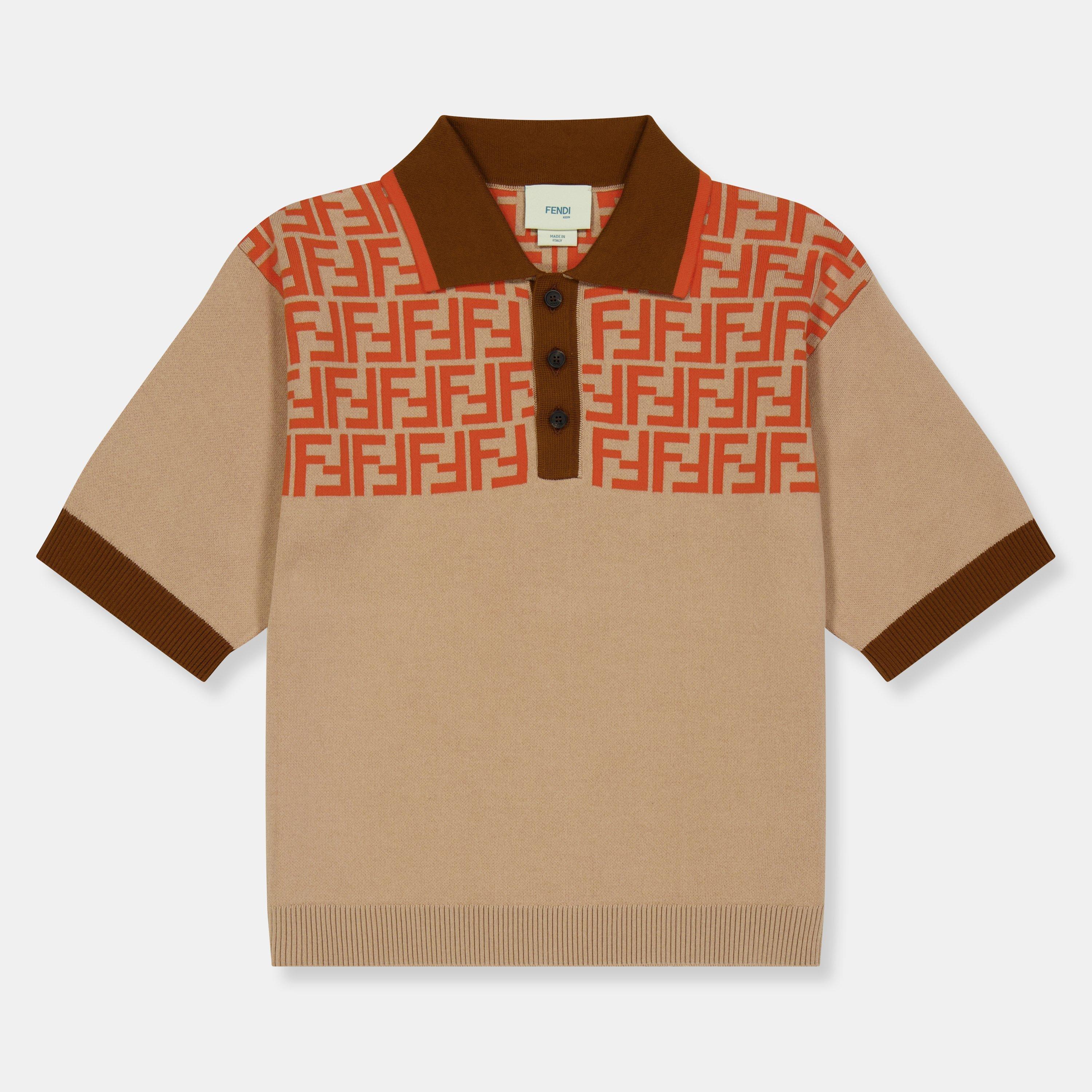 Multi F1UVK - Fendi - Kids' Logo Polo - 1