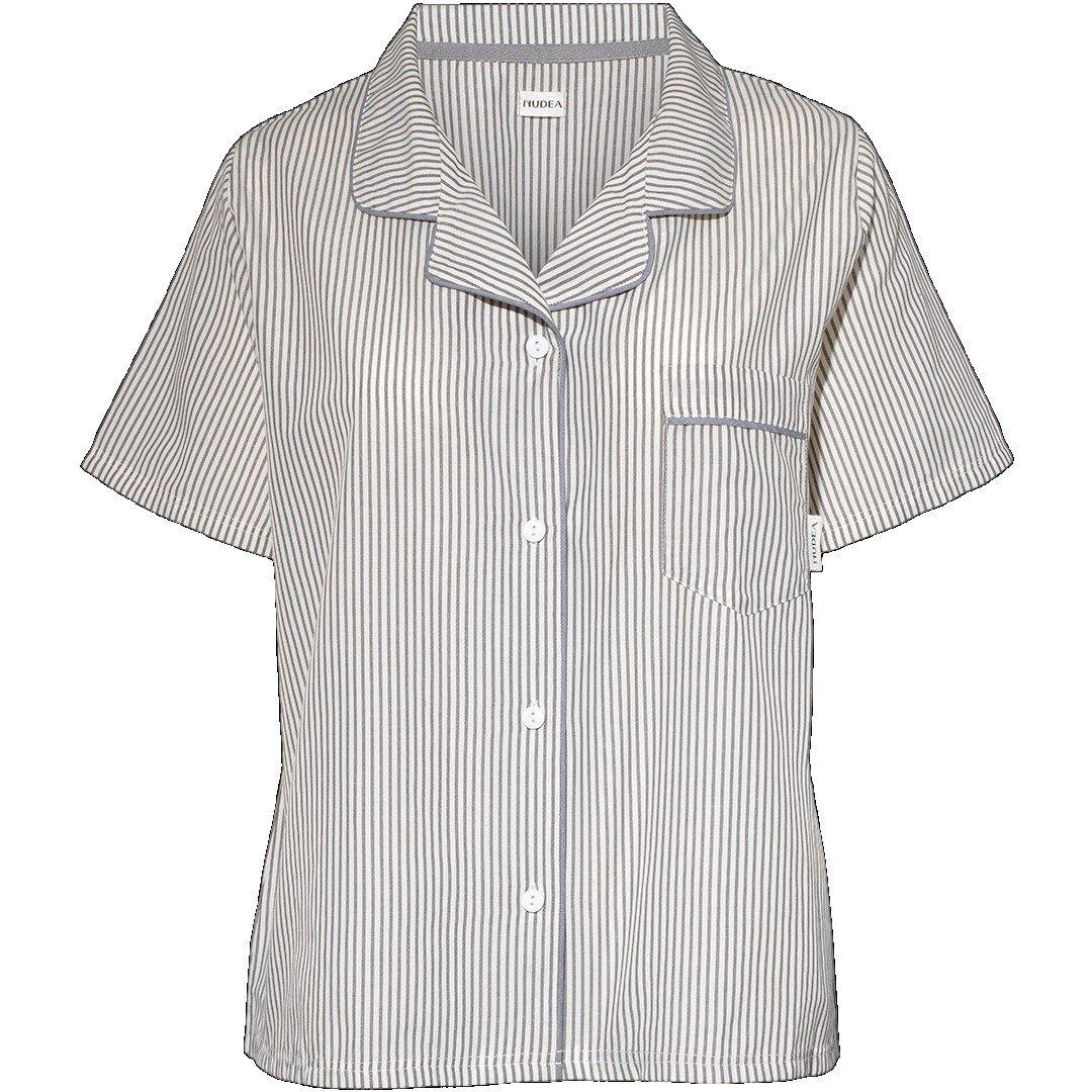 Dove Grey Strip - Nudea - SHORT PJ SET - 12