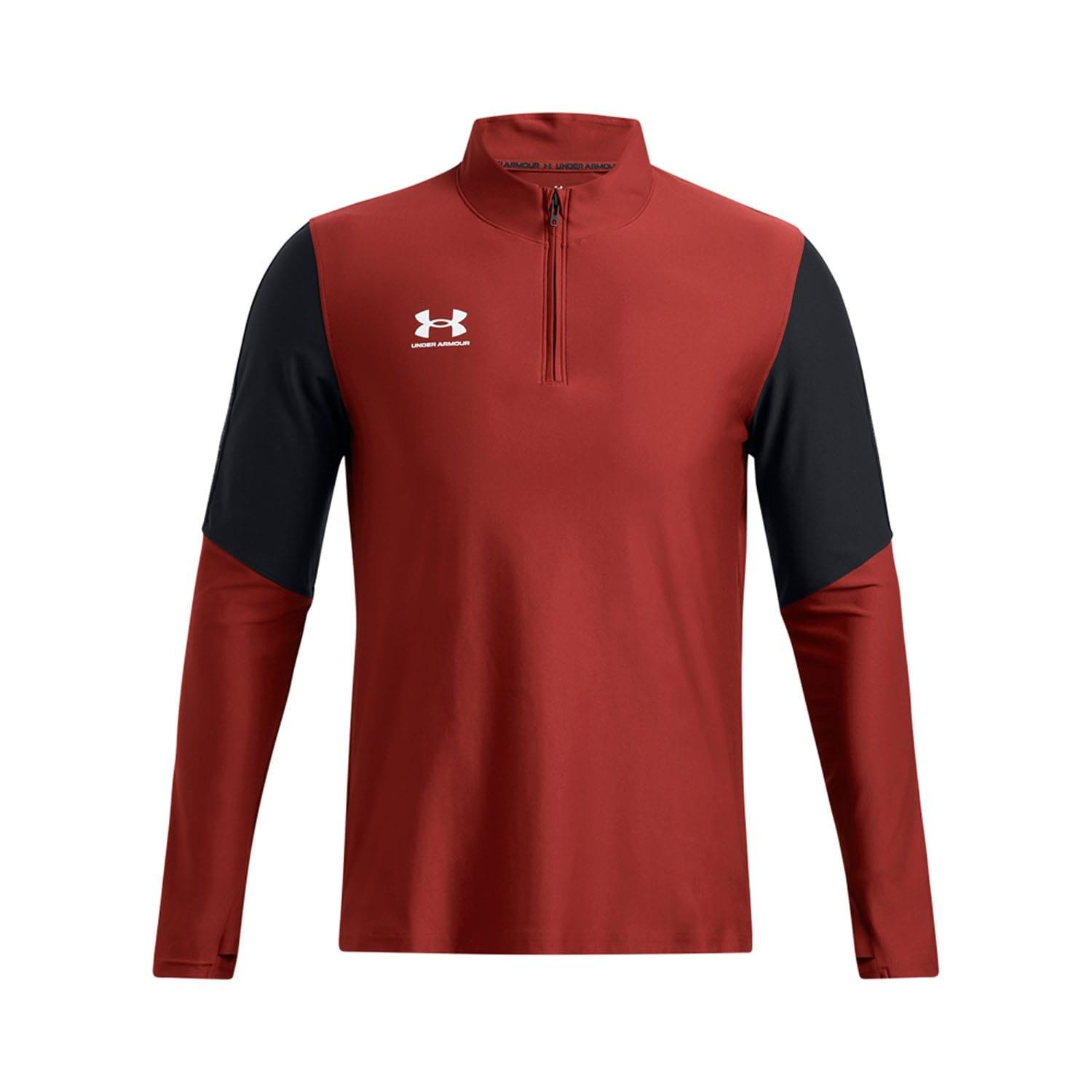 Orange - Under Armour - Challenger Pro quarter Zip Top - 3