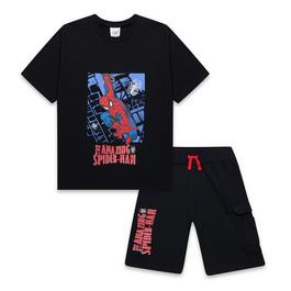 Character Spiderman T shirt and Short Set