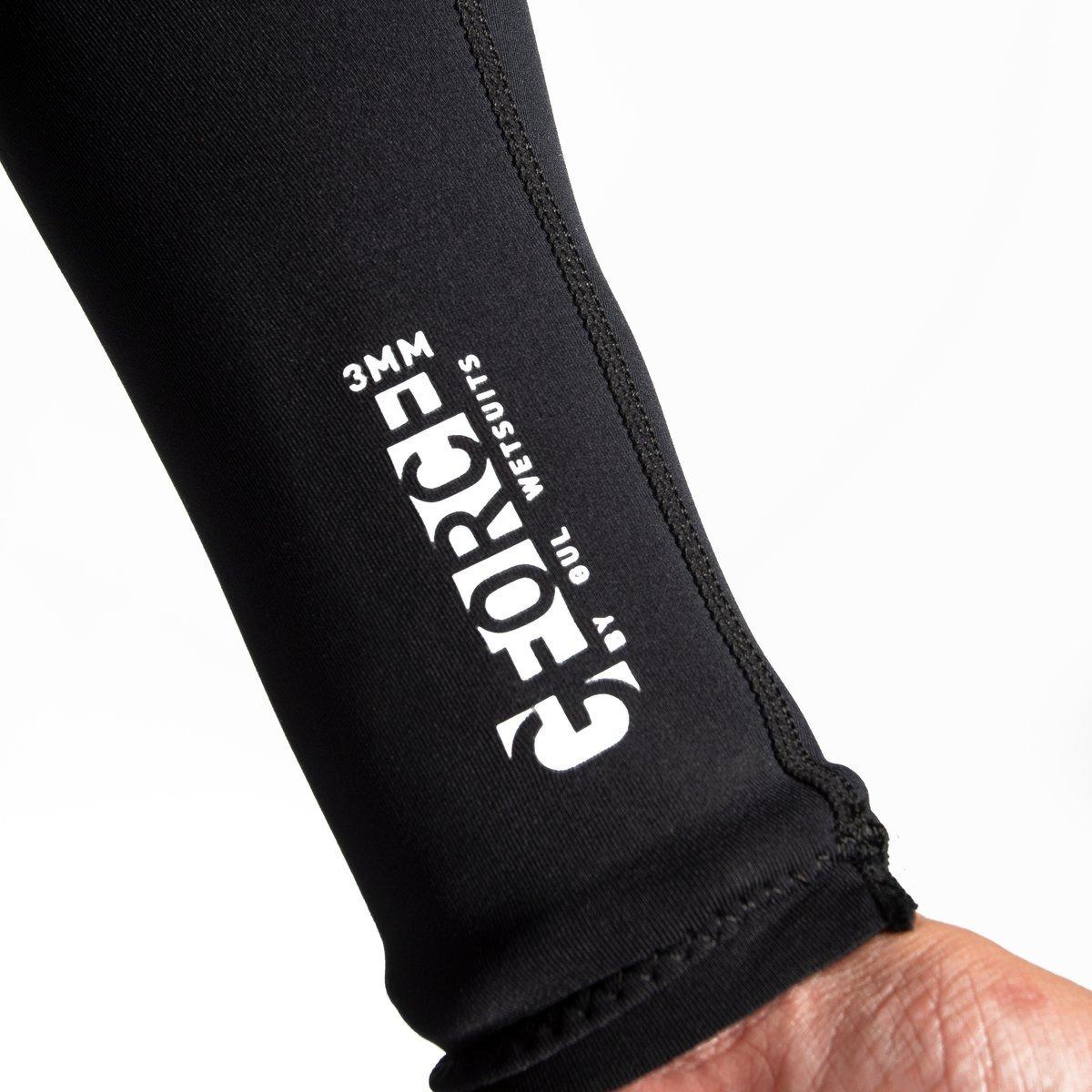 Black - Gul - G-Force 3mm Flatlock Steamer - 6