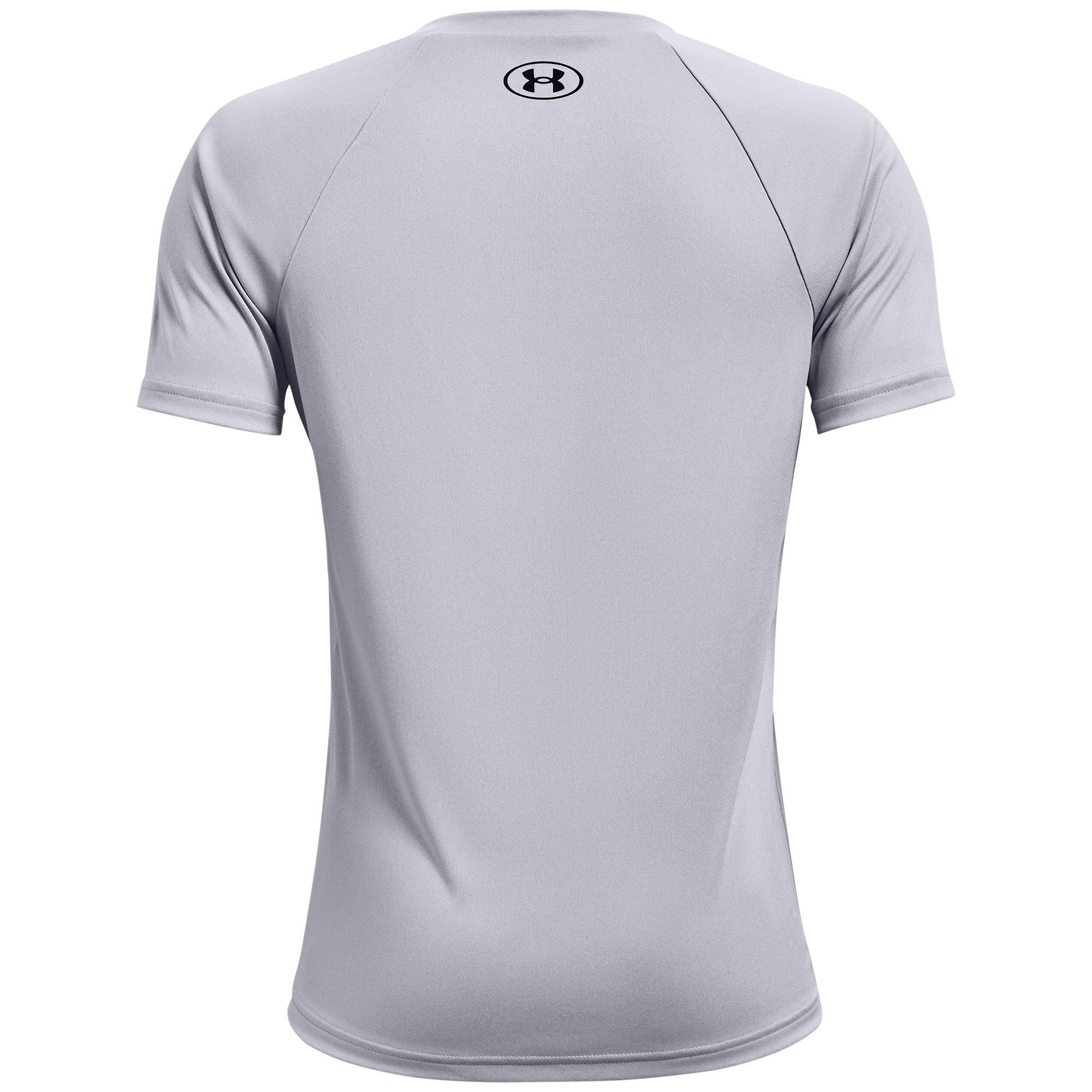 Grey/Black - Under Armour - Tech™ Big Logo Short Sleeve Juniors - 2