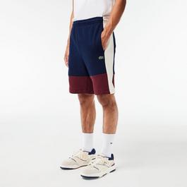 Lacoste Regular Fit Colourblock Fleece Shorts
