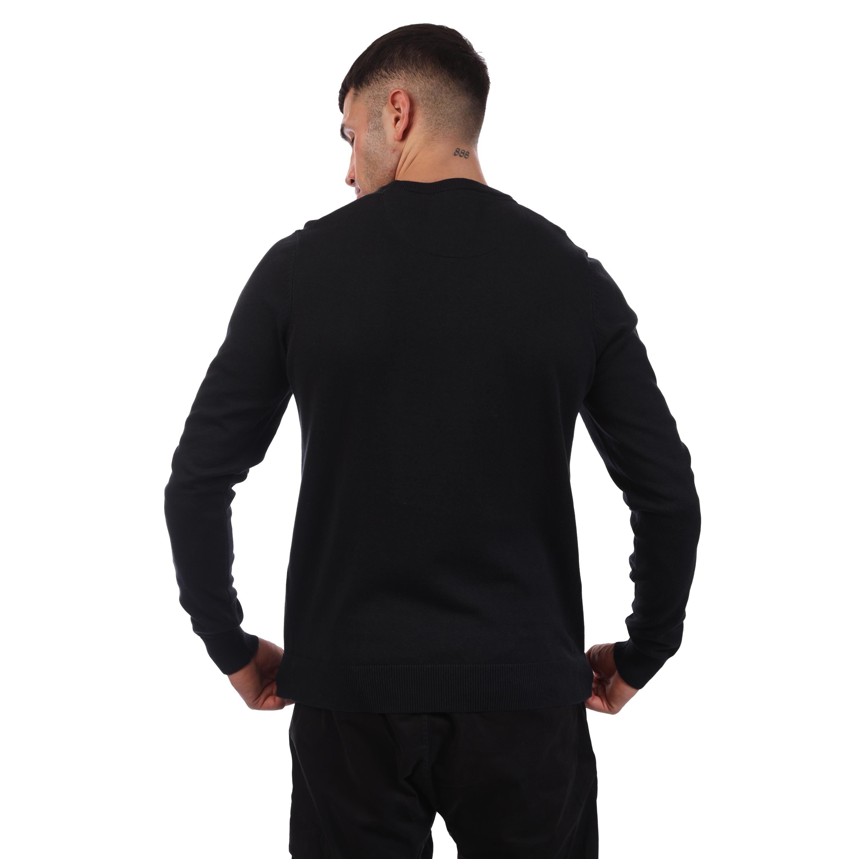 Navy - Weekend Offender - Argentina Cotton Crew Knit - 2