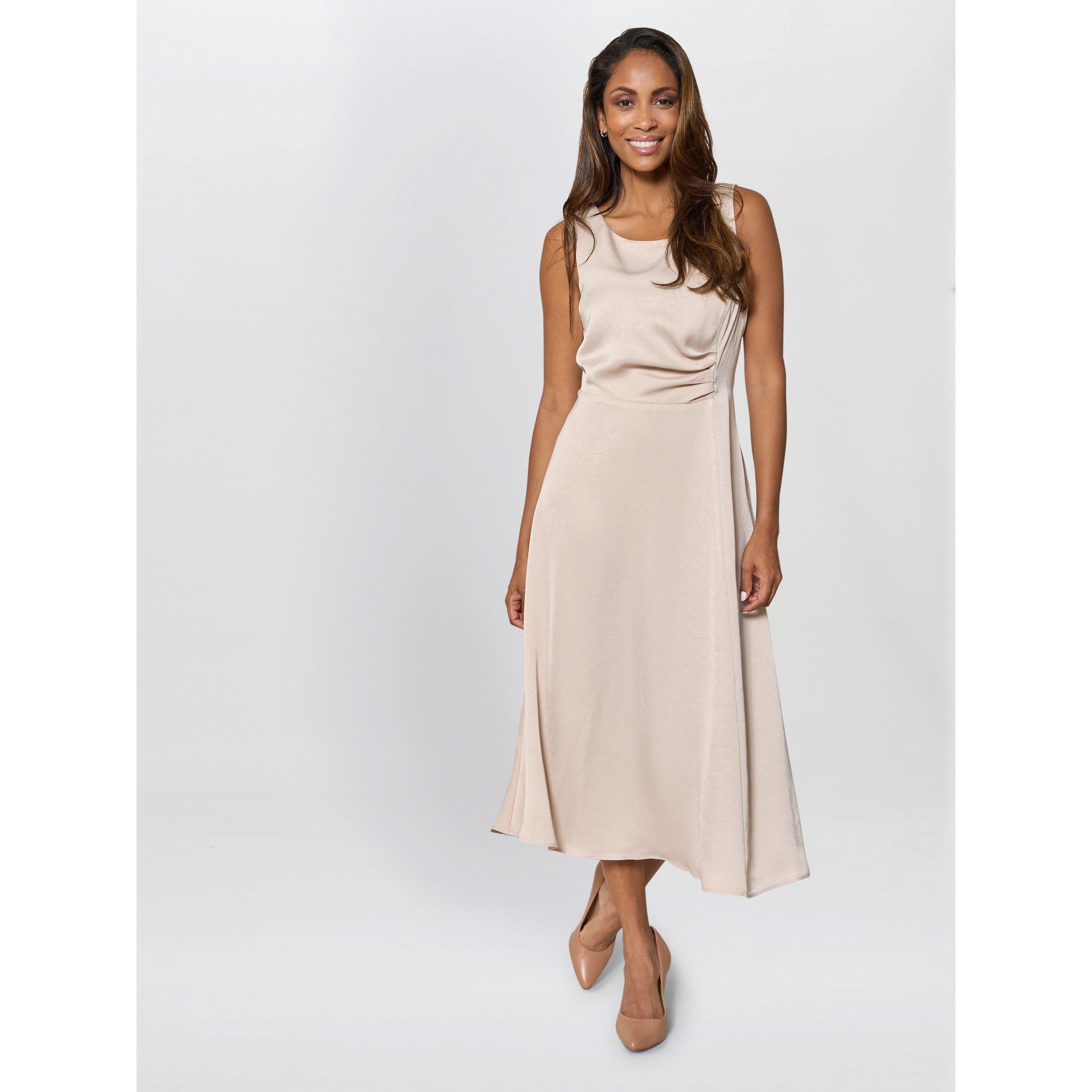 Cream - Gina Bacconi - Sandy Sleeveless Midi Dress - 4